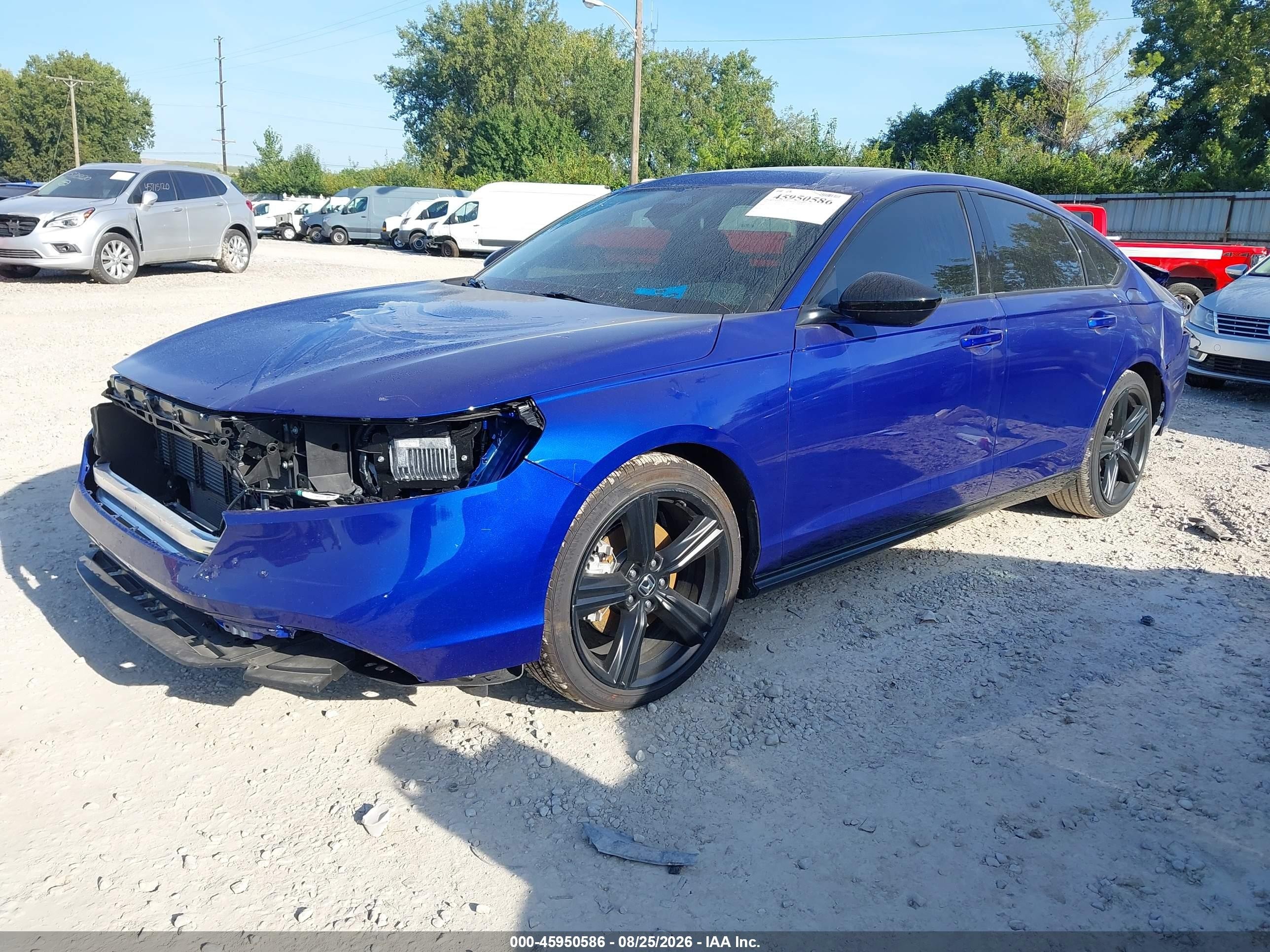 2025 Honda Accord Hybrid Sport-l Blue vin: 1HGCY2F79SA084453