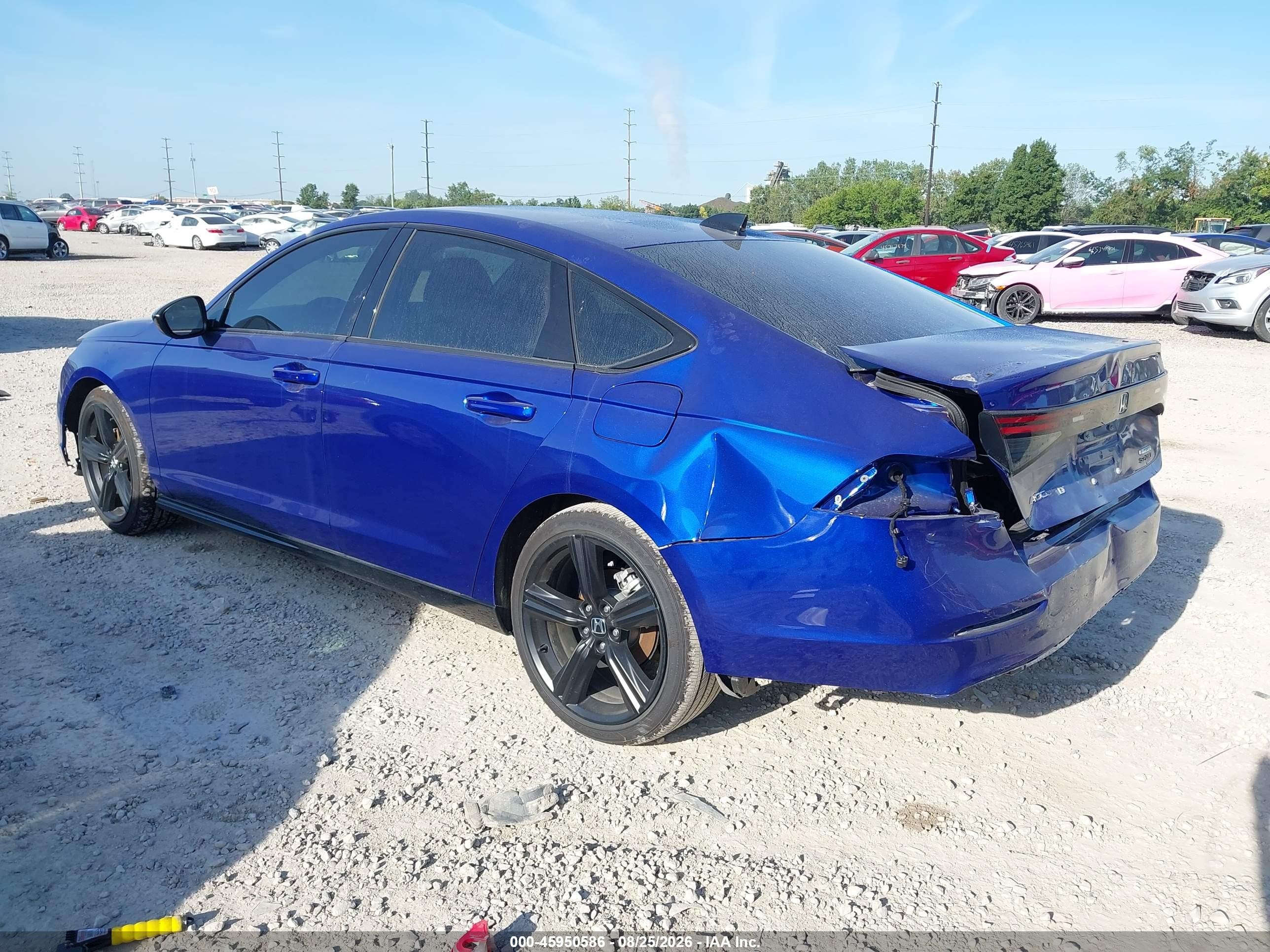 2025 Honda Accord Hybrid Sport-l Blue vin: 1HGCY2F79SA084453