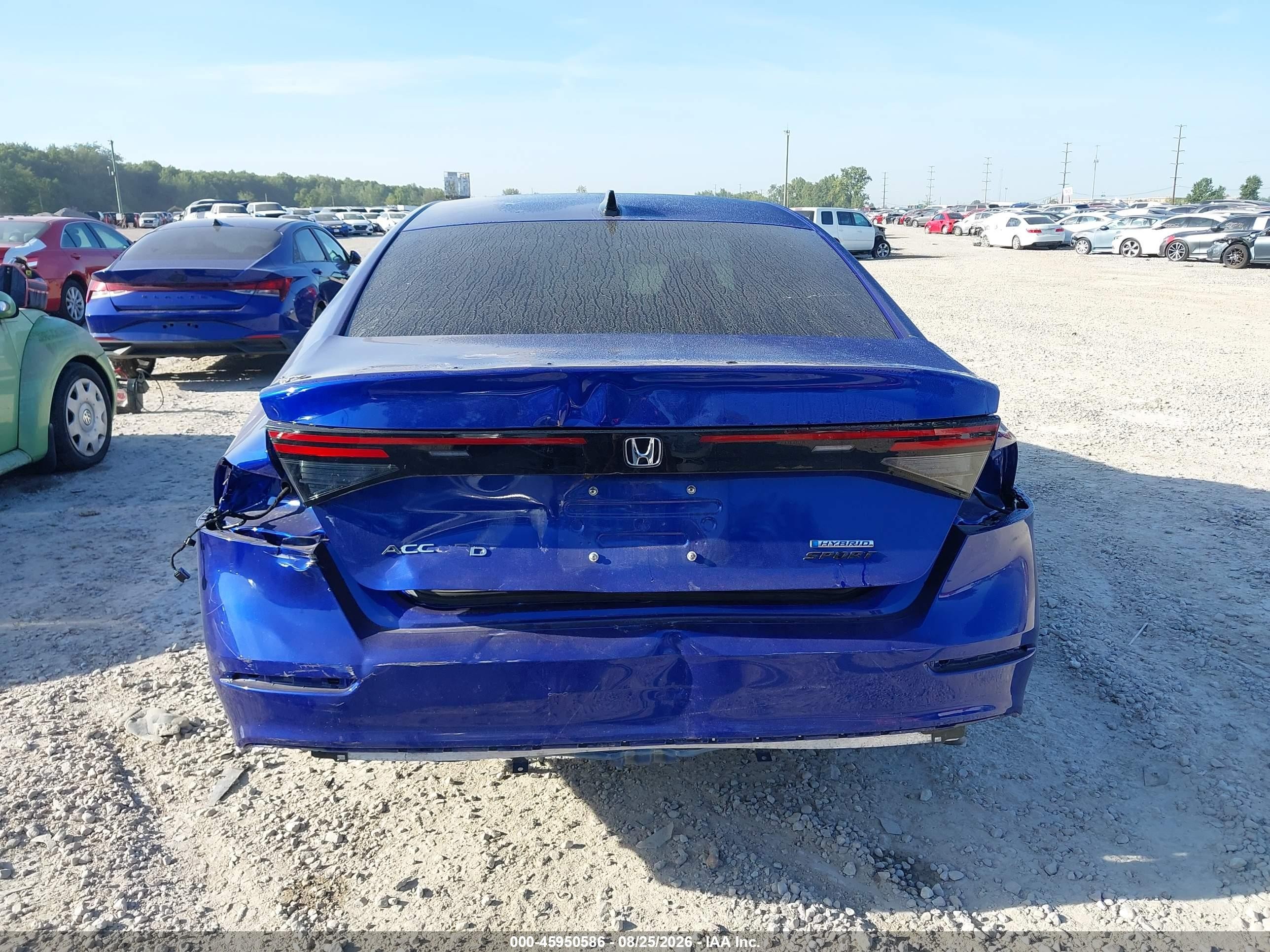2025 Honda Accord Hybrid Sport-l Blue vin: 1HGCY2F79SA084453