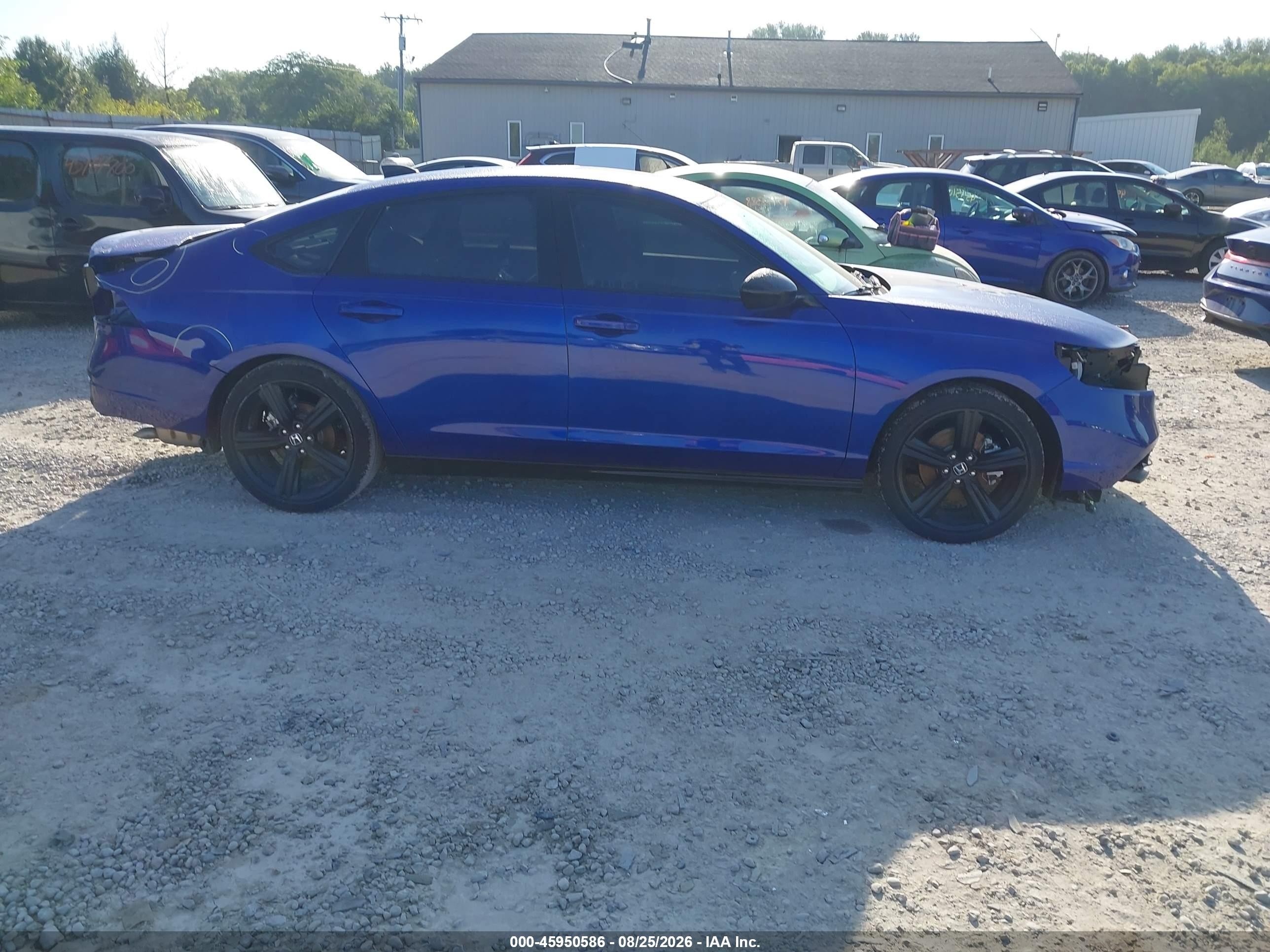 2025 Honda Accord Hybrid Sport-l Blue vin: 1HGCY2F79SA084453