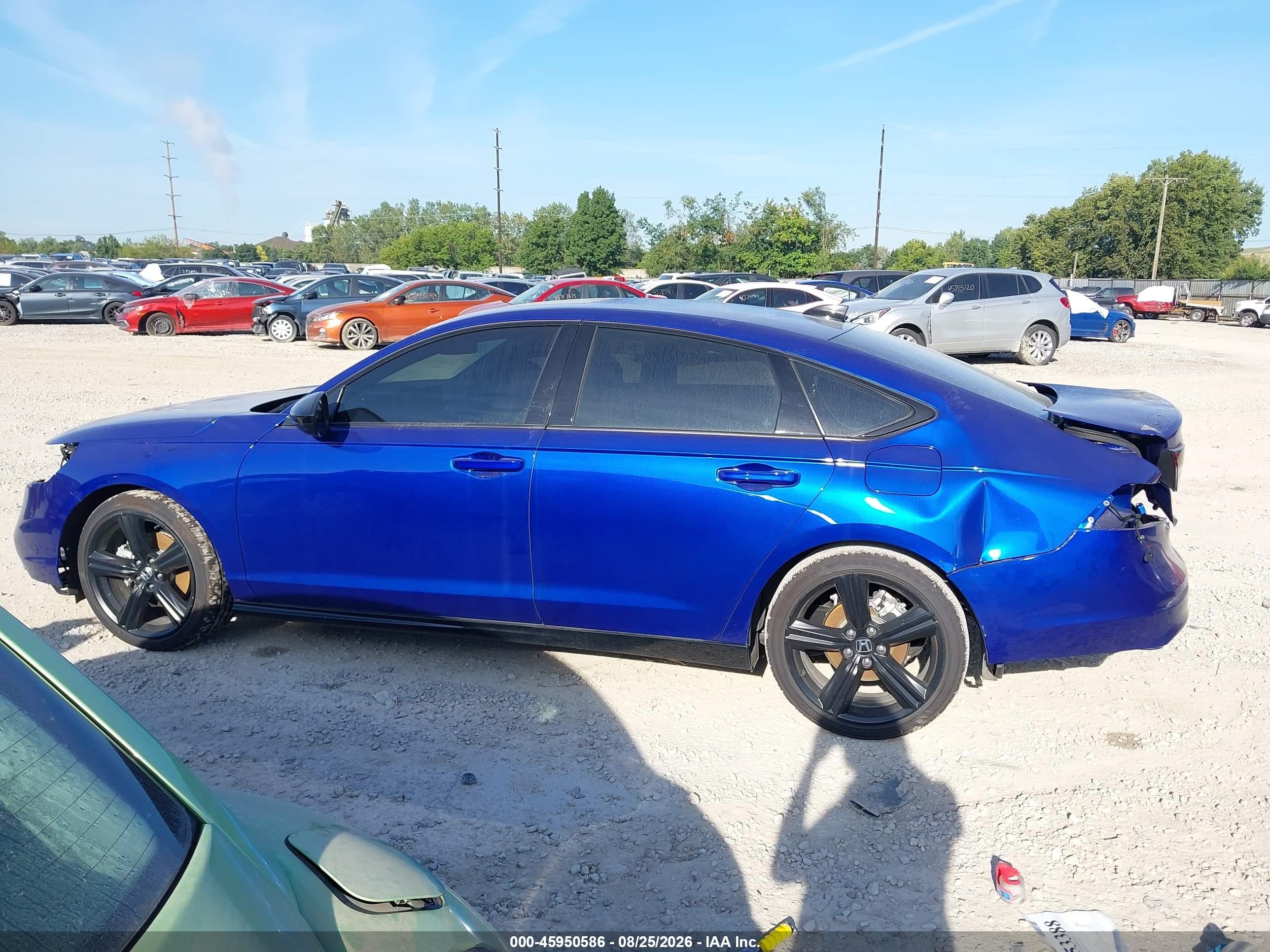 2025 Honda Accord Hybrid Sport-l Blue vin: 1HGCY2F79SA084453