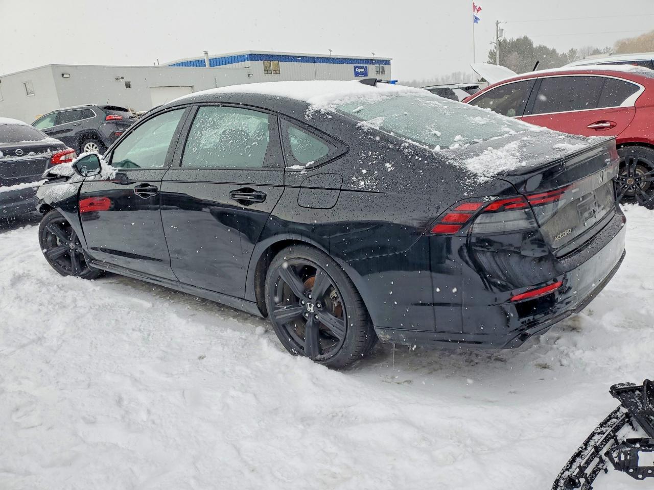 2025 Honda Accord Hybrid Sport-l Black vin: 1HGCY2F7XSA802303
