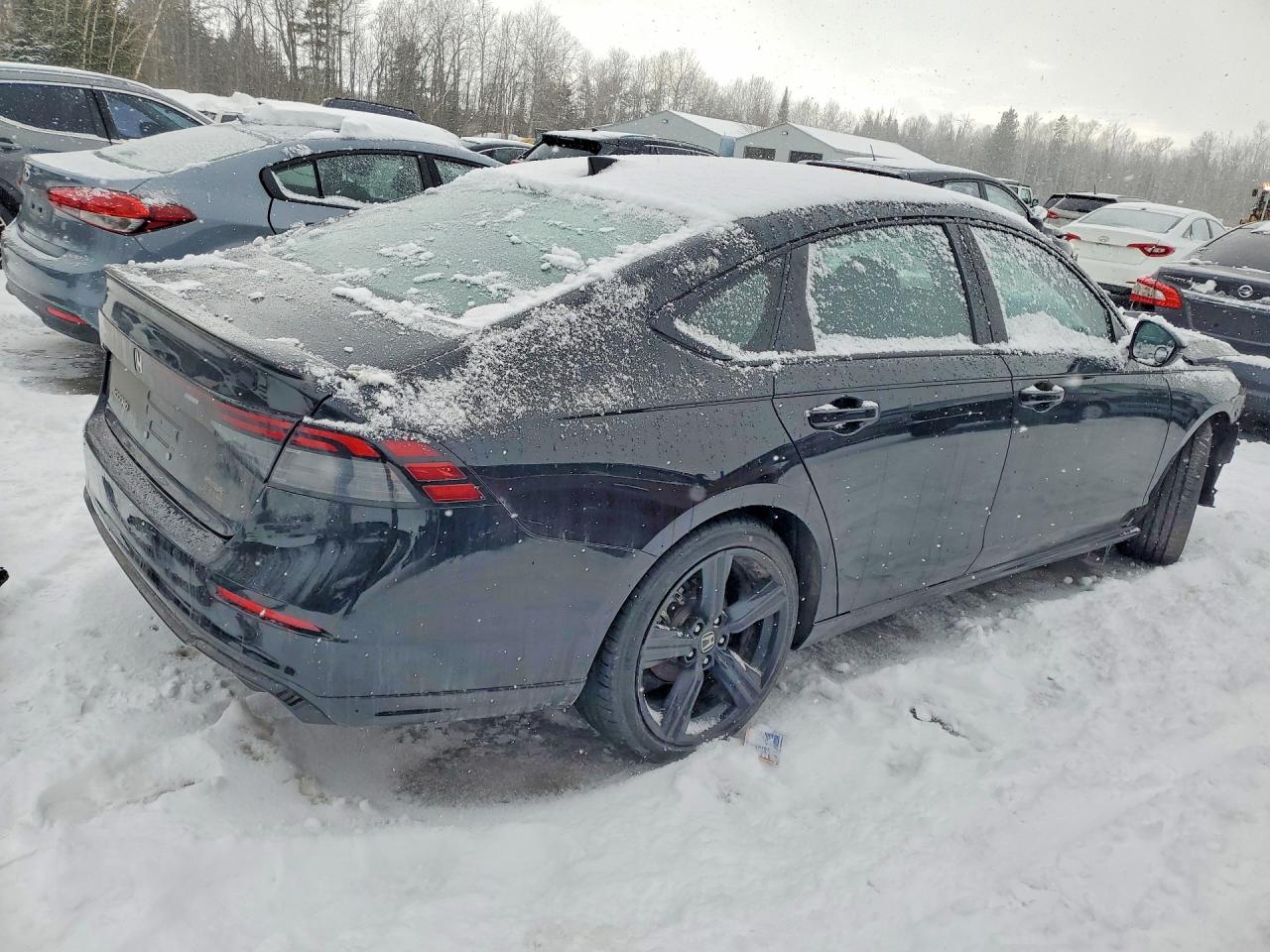 2025 Honda Accord Hybrid Sport-l Black vin: 1HGCY2F7XSA802303