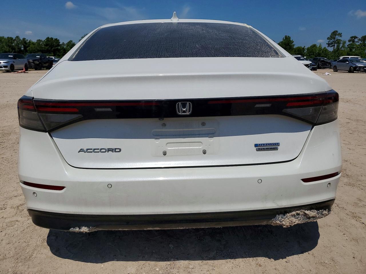 2023 Honda Accord Touring Hybrid White vin: 1HGCY2F80PA037215