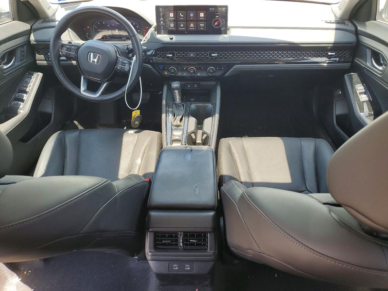 2023 Honda Accord Touring Hybrid White vin: 1HGCY2F80PA037215