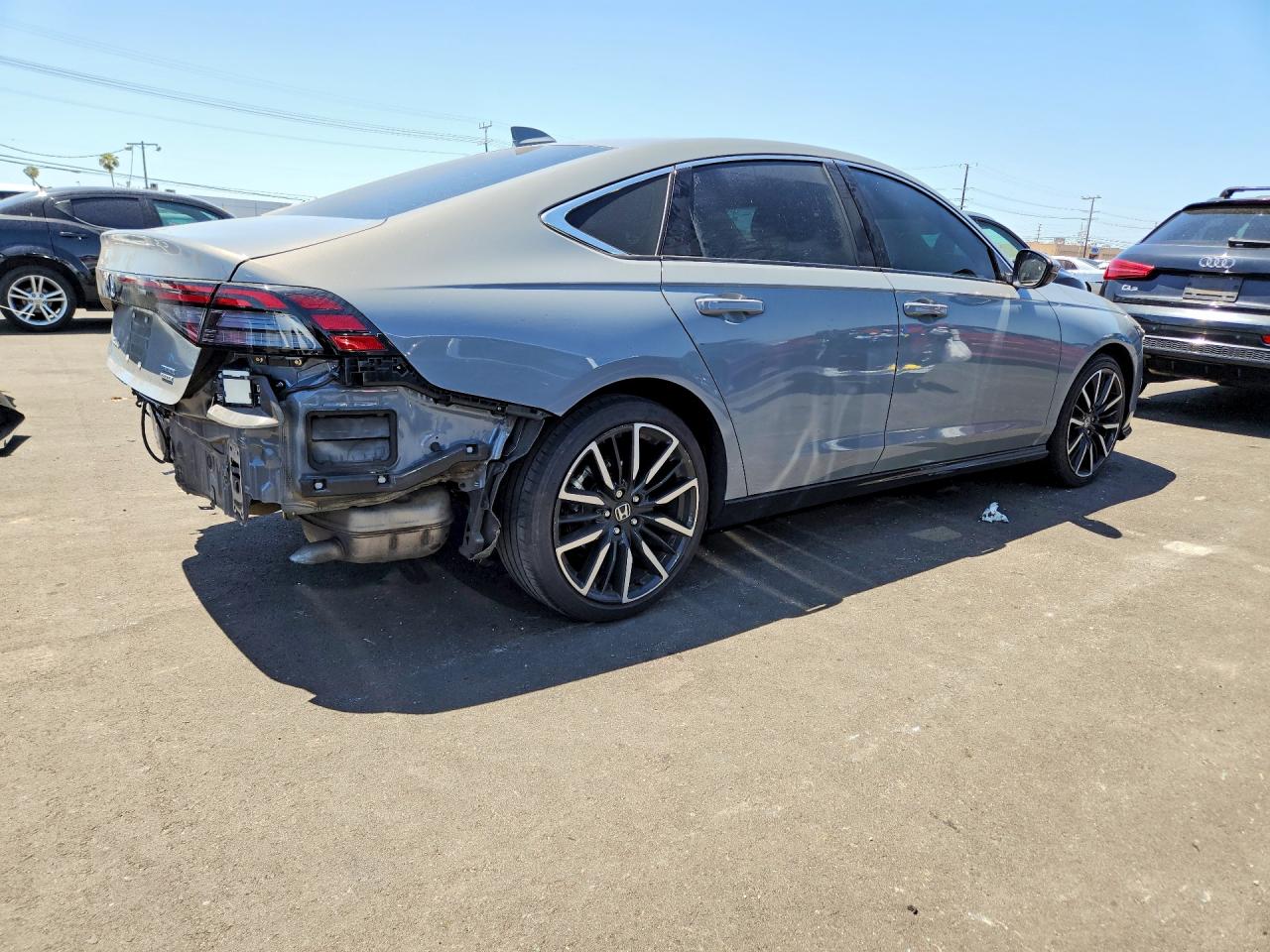 2025 Honda Accord Touring Hybrid Gray vin: 1HGCY2F80SA051799
