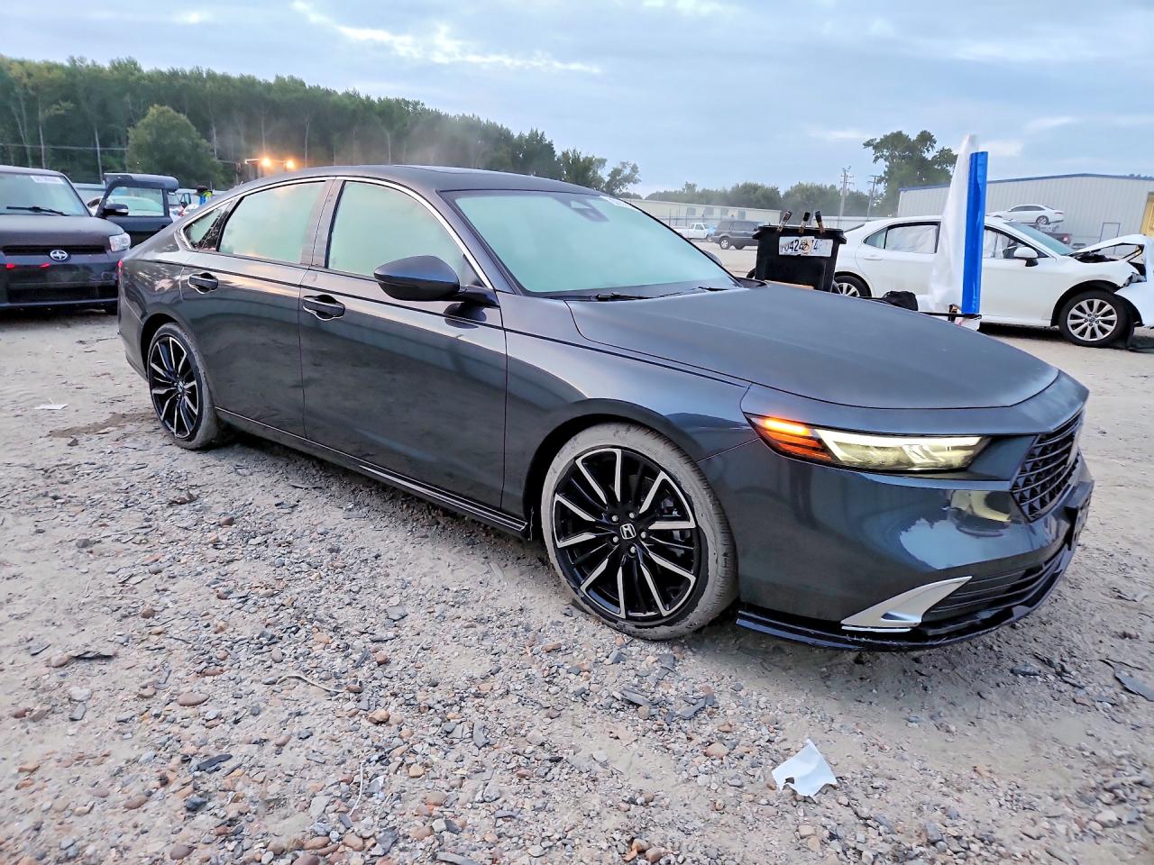 2026 Honda Accord Touring Hybrid Gray vin: 1HGCY2F81TA053319