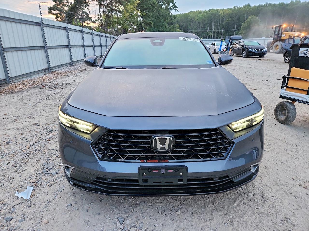 2026 Honda Accord Touring Hybrid Gray vin: 1HGCY2F81TA053319