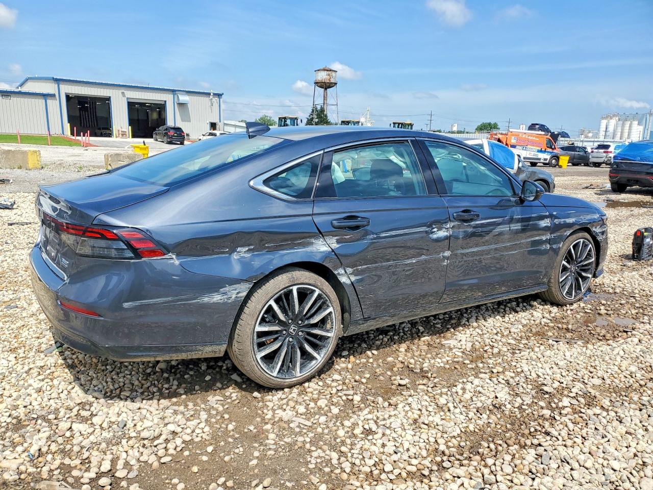2025 Honda Accord Touring Hybrid Gray vin: 1HGCY2F82SA023468