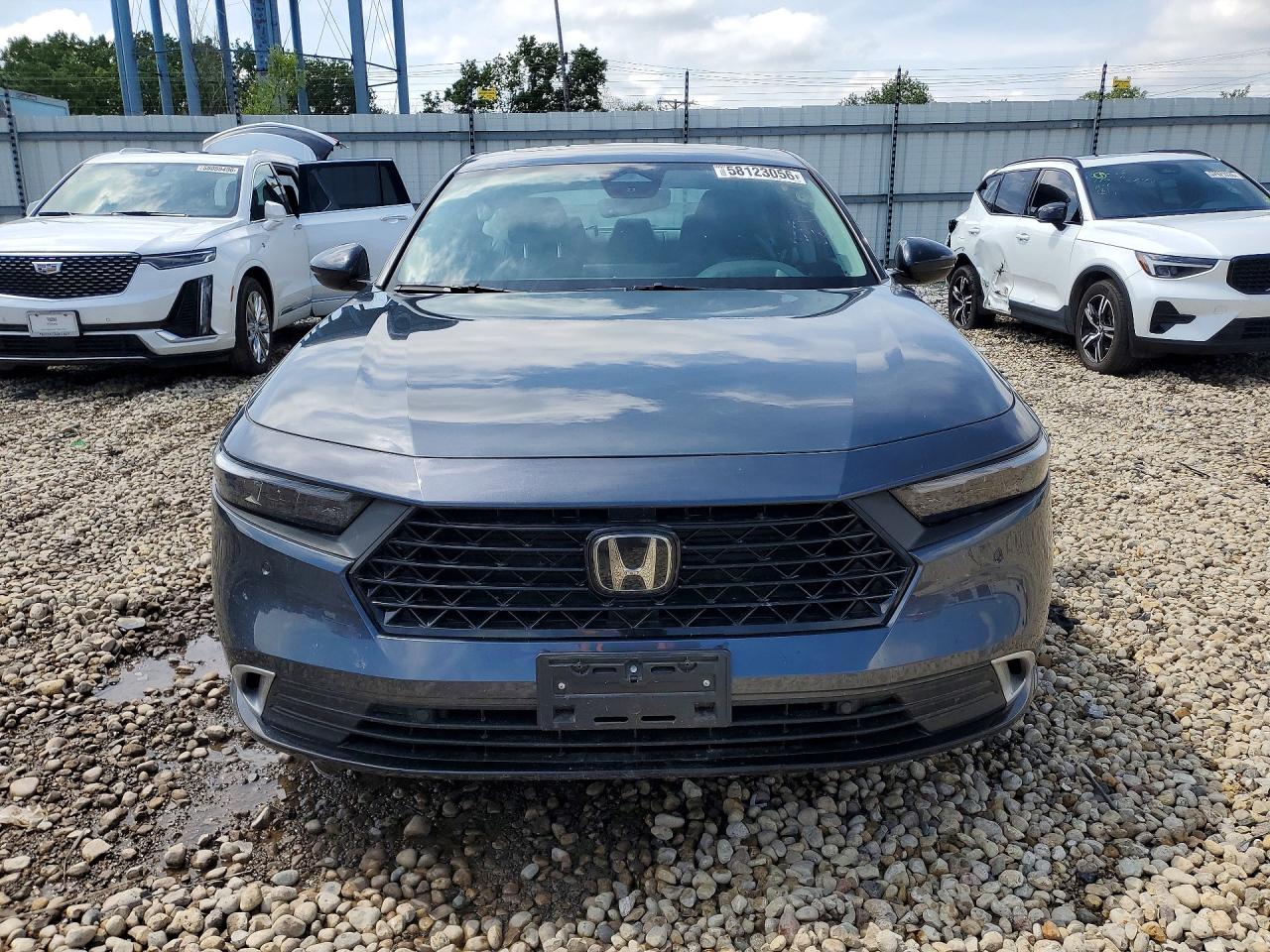 2025 Honda Accord Touring Hybrid Gray vin: 1HGCY2F82SA023468