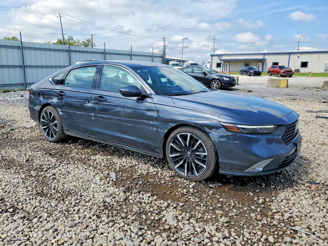 2025 Honda Accord Touring Hybrid Gray vin: 1HGCY2F82SA023468