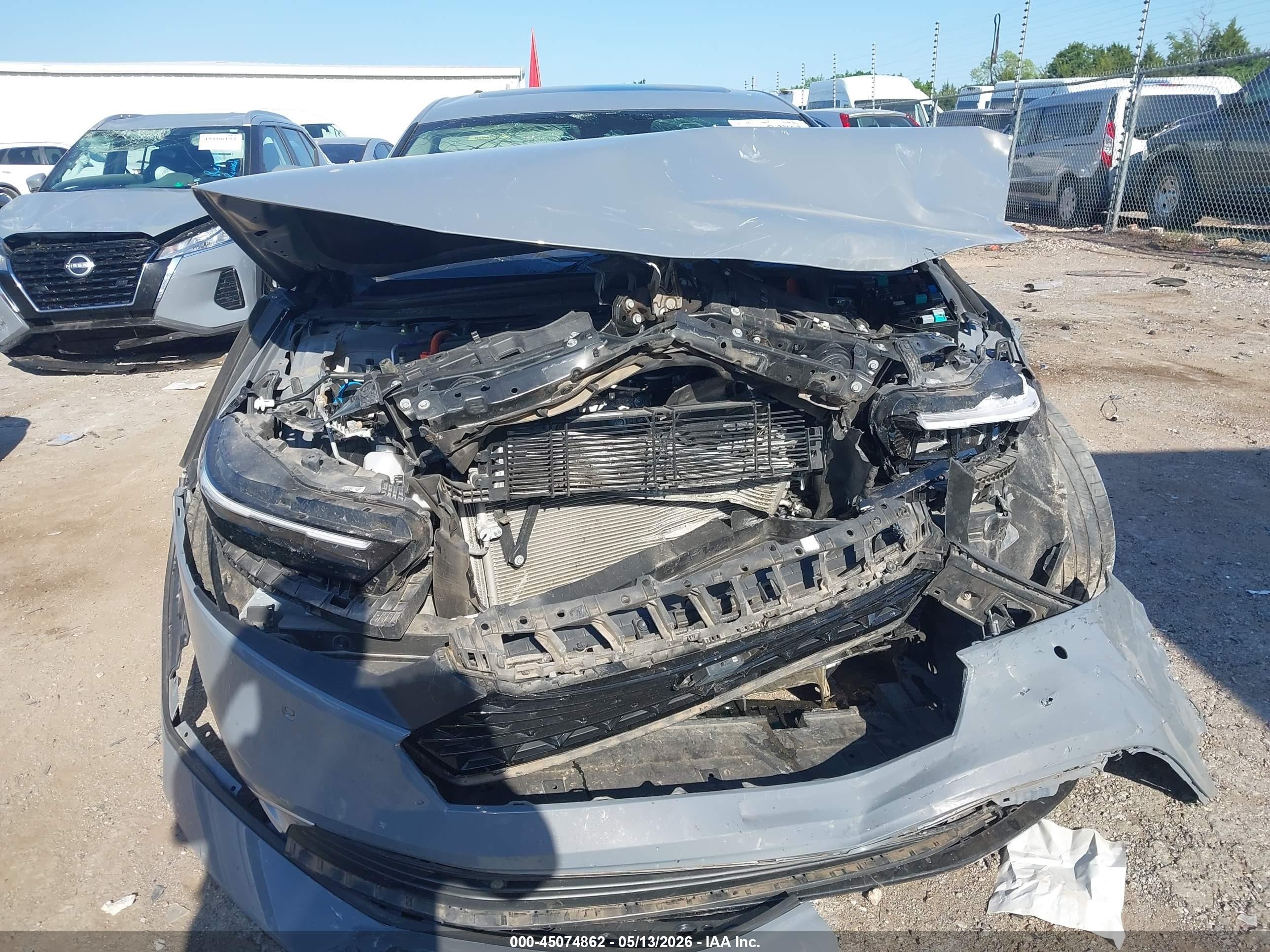2023 Honda Accord Hybrid Touring Silver vin: 1HGCY2F86PA054696