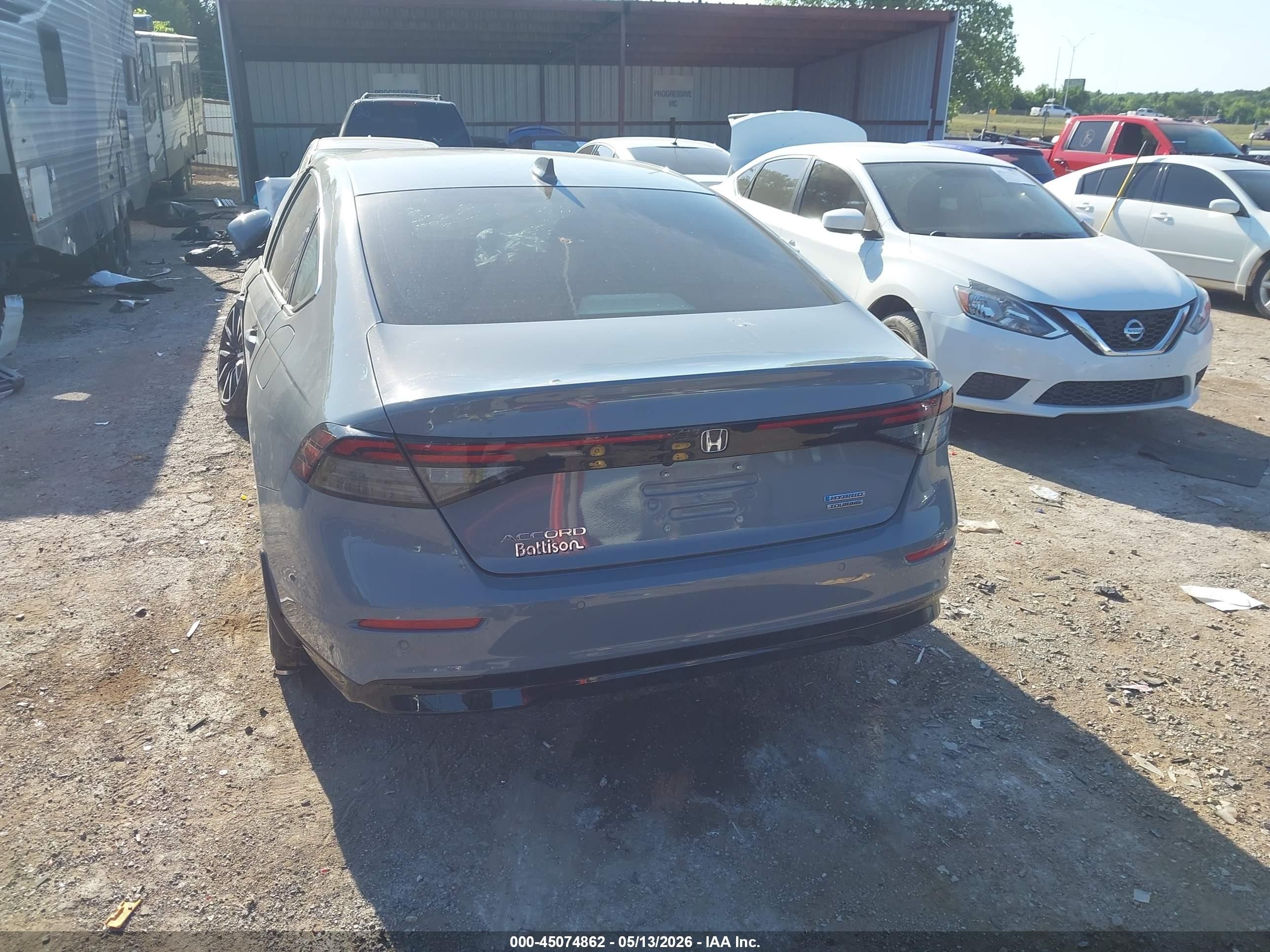 2023 Honda Accord Hybrid Touring Silver vin: 1HGCY2F86PA054696