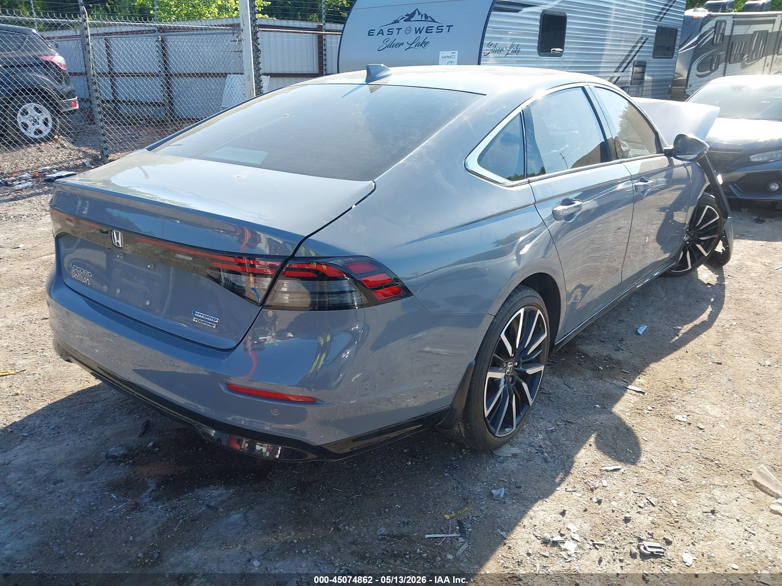 2023 Honda Accord Hybrid Touring Silver vin: 1HGCY2F86PA054696
