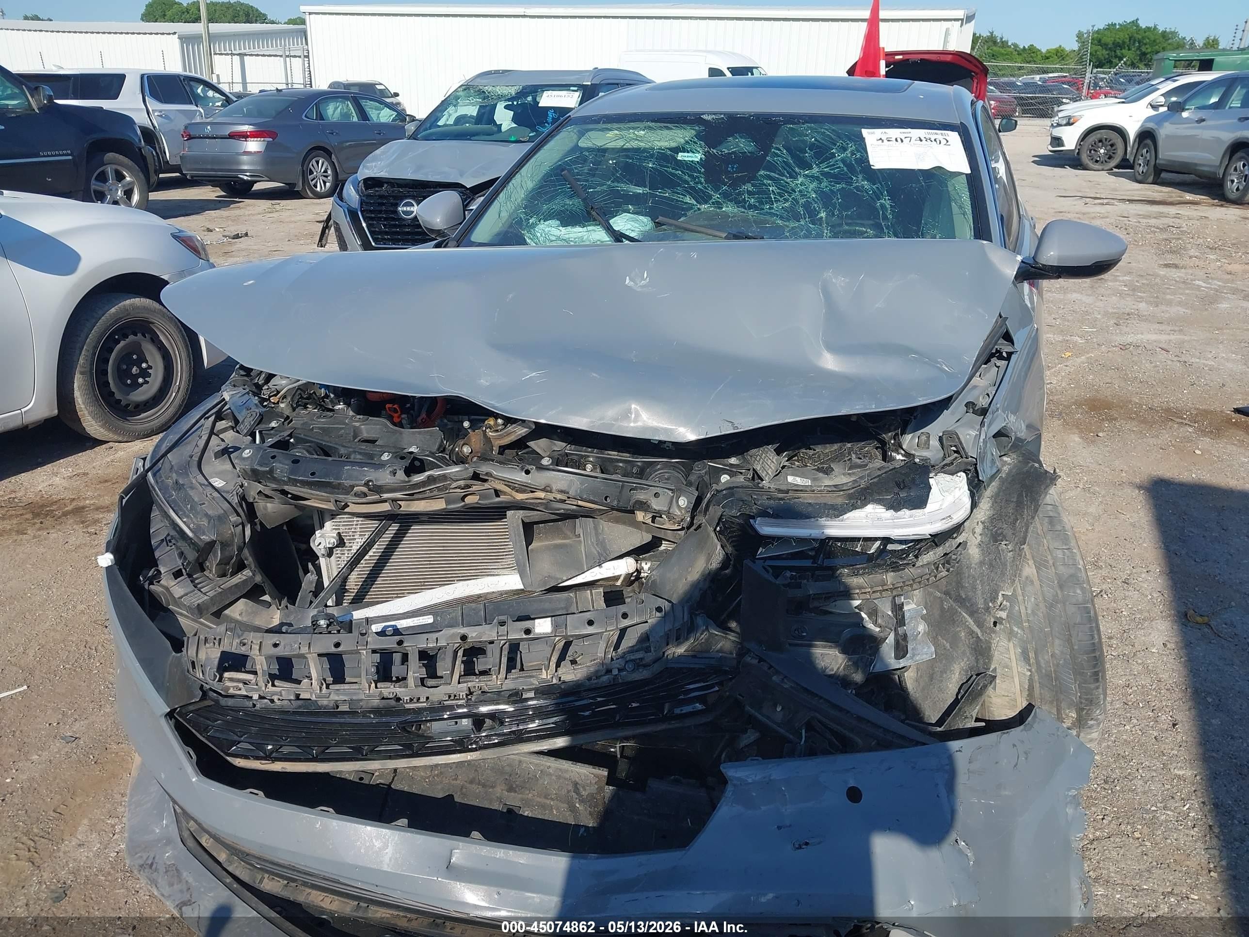 2023 Honda Accord Hybrid Touring Silver vin: 1HGCY2F86PA054696