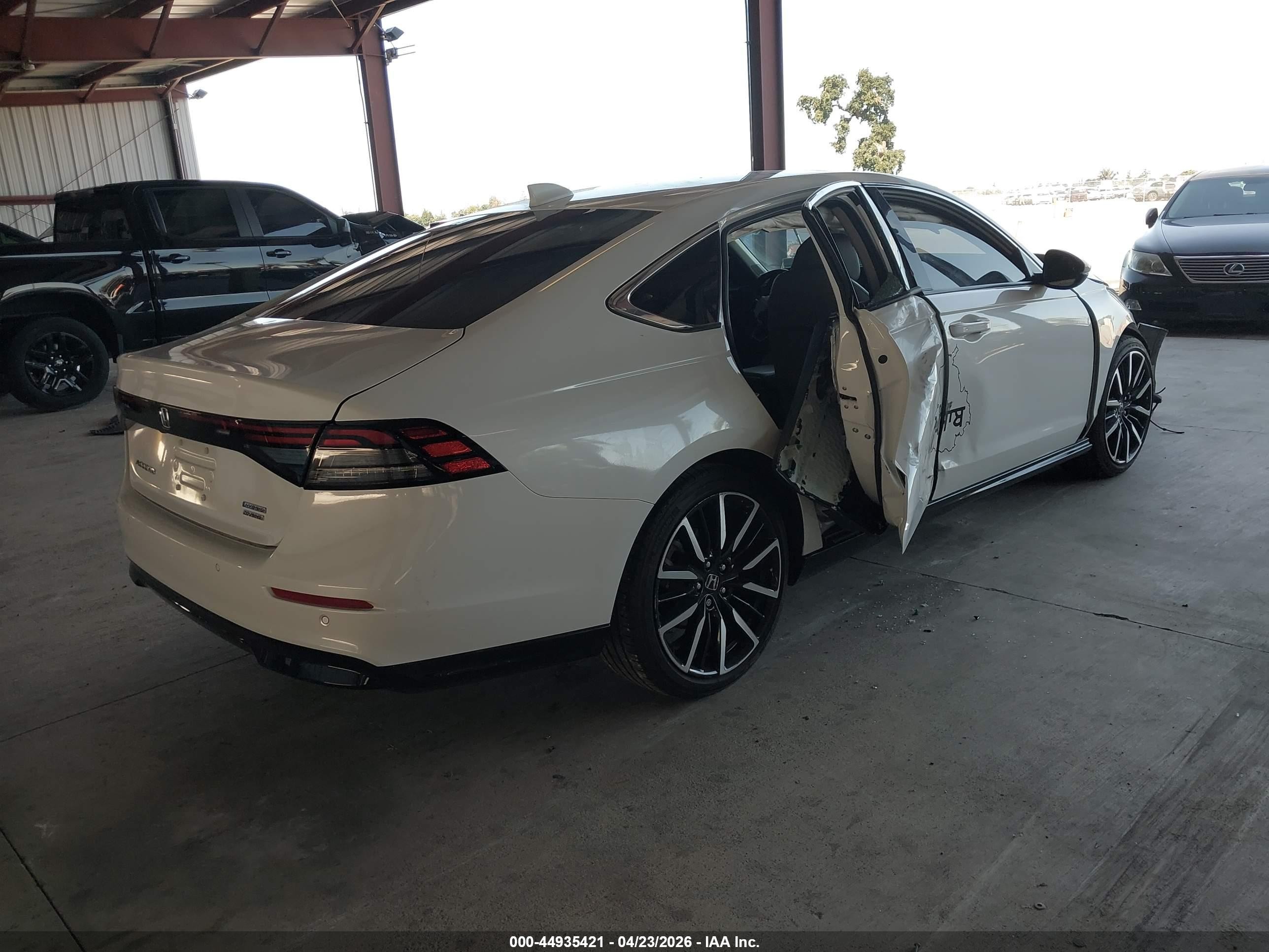 2023 Honda Accord Hybrid Touring Белый vin: 1HGCY2F88PA027435