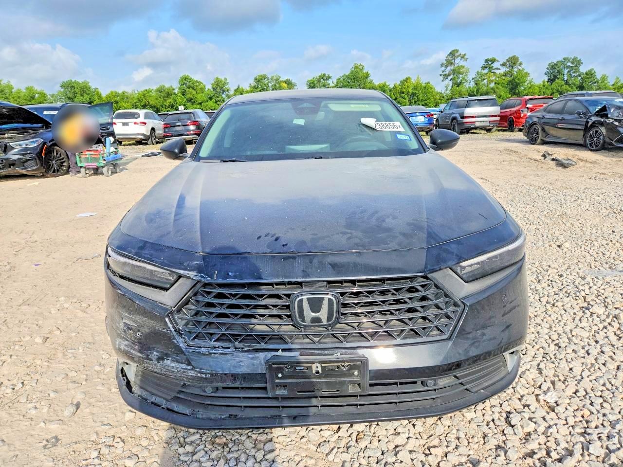 2025 Honda Accord Touring Hybrid Black vin: 1HGCY2F88SA097896