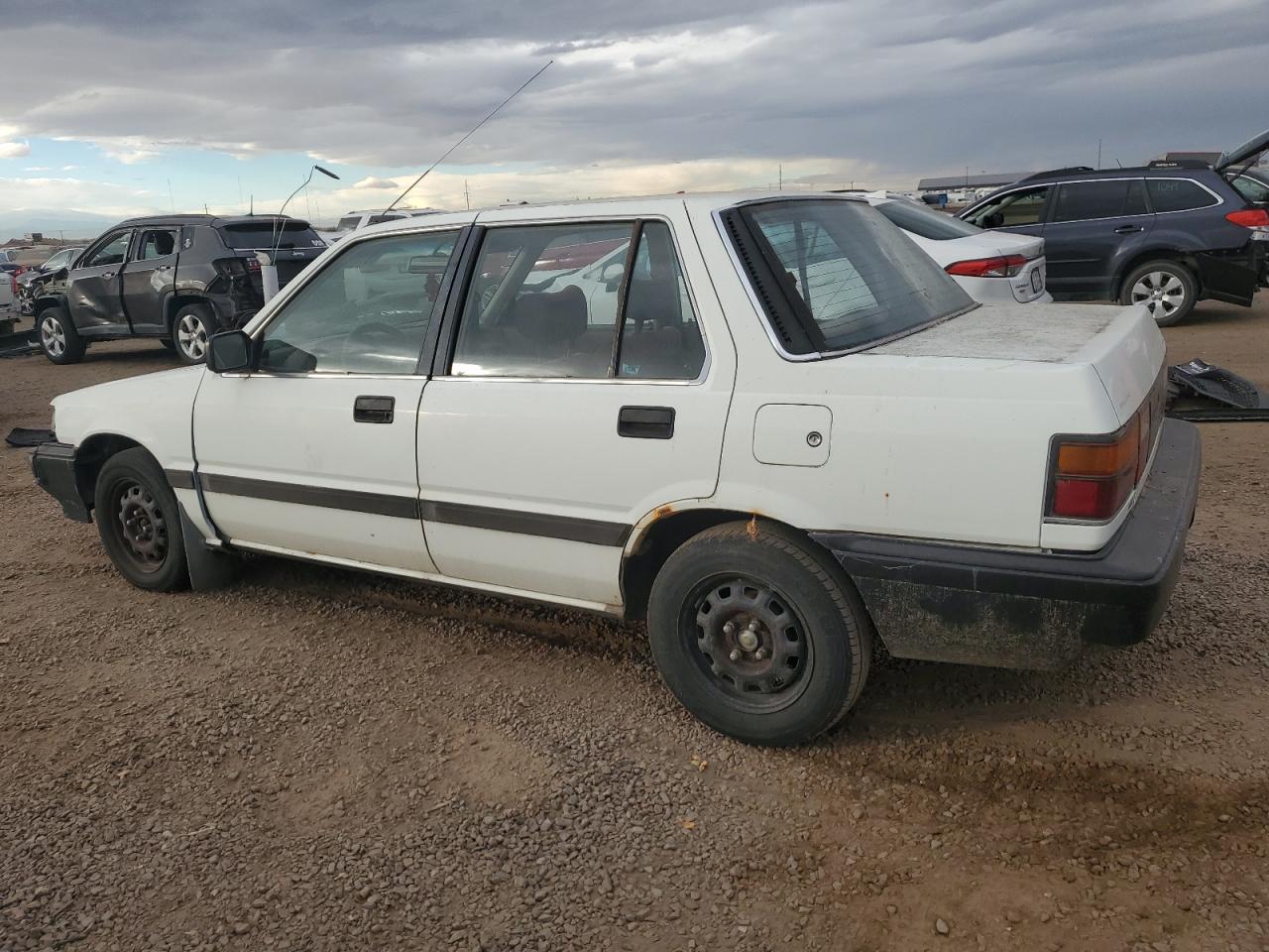 1987 Honda Civic 1.5 White vin: 1HGEC4530HA054493