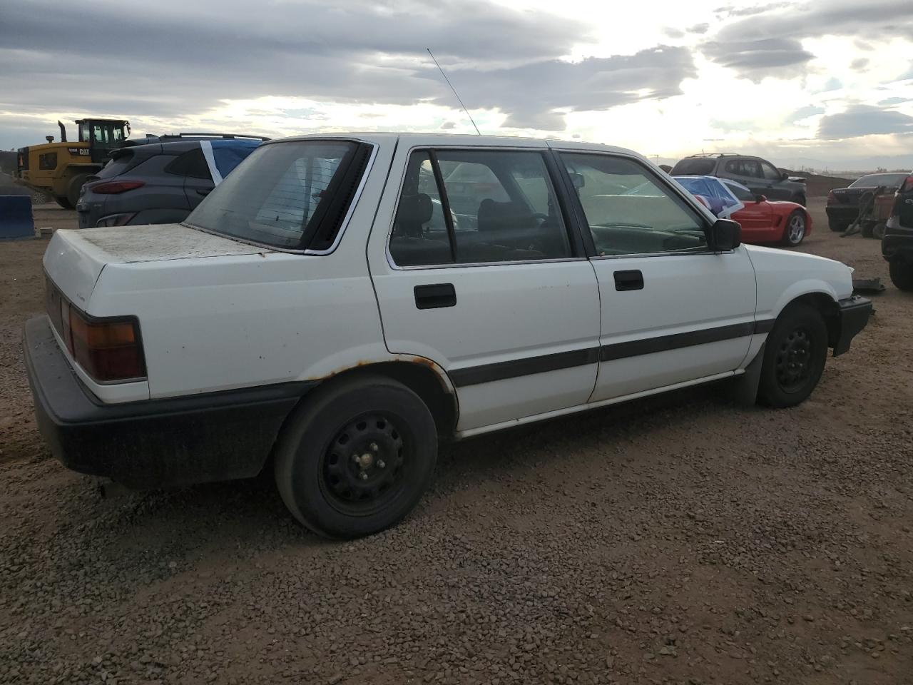 1987 Honda Civic 1.5 White vin: 1HGEC4530HA054493