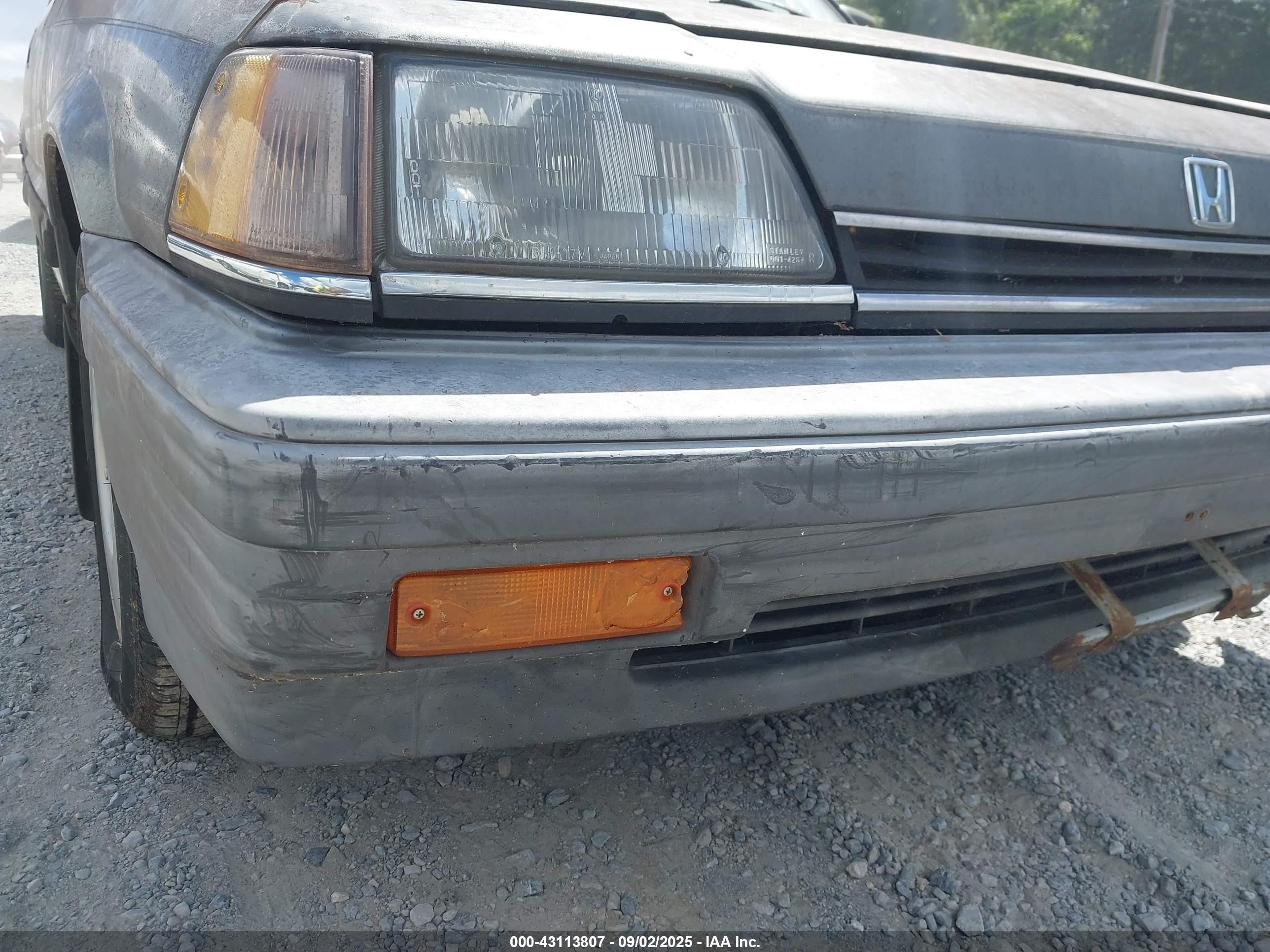1987 Honda Civic 1.5 Gray vin: 1HGEC4633HA077250