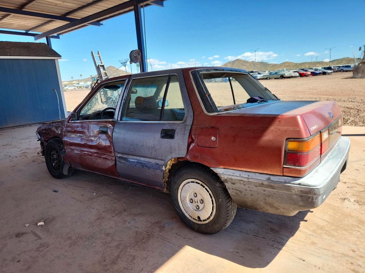 1987 Honda Civic 1.5 Maroon vin: 1HGEC463XHA079240