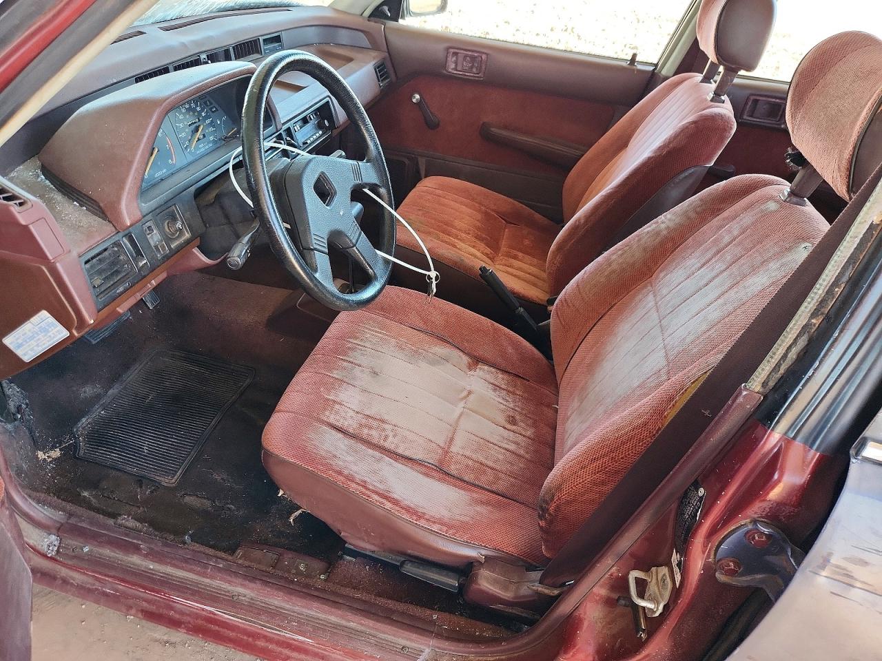 1987 Honda Civic 1.5 Maroon vin: 1HGEC463XHA079240