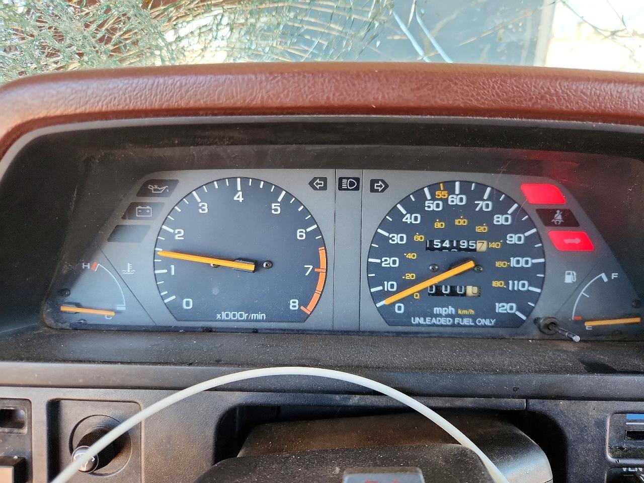 1987 Honda Civic 1.5 Maroon vin: 1HGEC463XHA079240