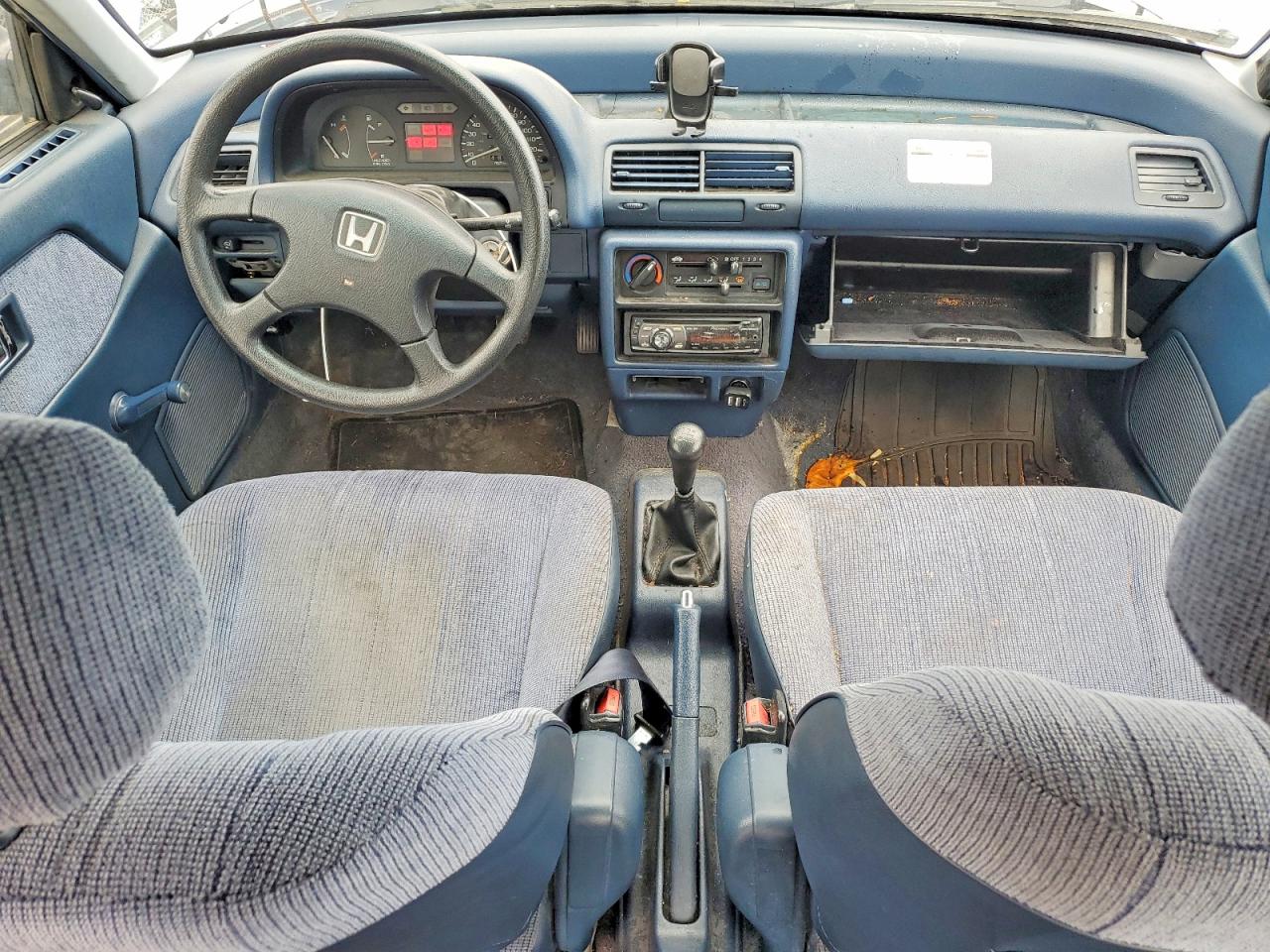 1990 Honda Civic Dx Blue vin: 1HGED3548LL016376
