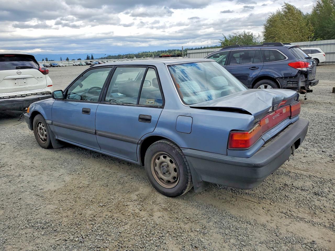 1990 Honda Civic Dx Blue vin: 1HGED3548LL016376