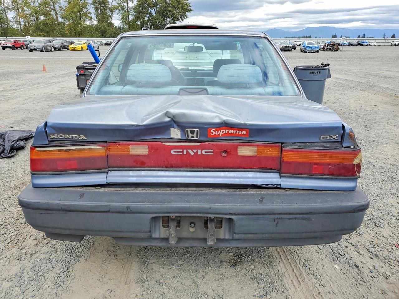 1990 Honda Civic Dx Blue vin: 1HGED3548LL016376