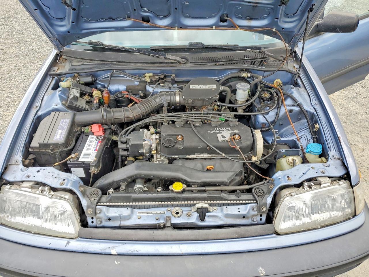 1990 Honda Civic Dx Blue vin: 1HGED3548LL016376