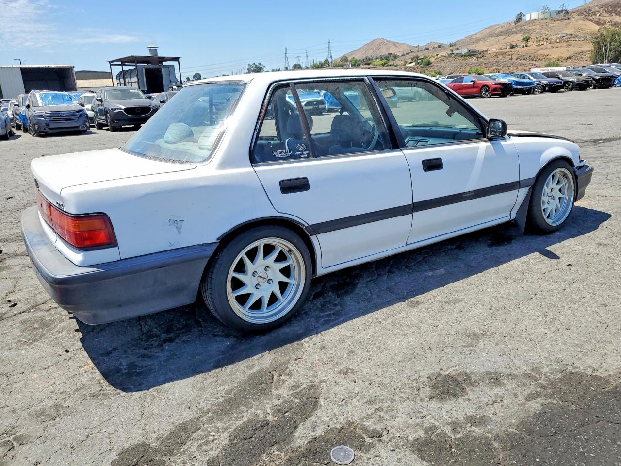 1991 Honda Civic Dx White vin: 1HGED3643ML048197