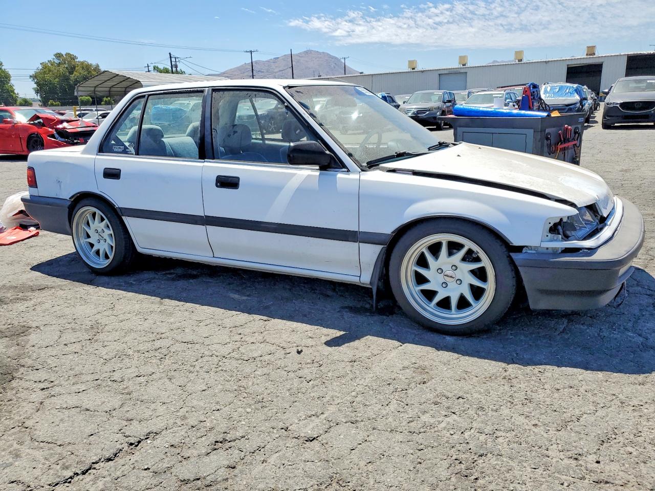 1991 Honda Civic Dx White vin: 1HGED3643ML048197