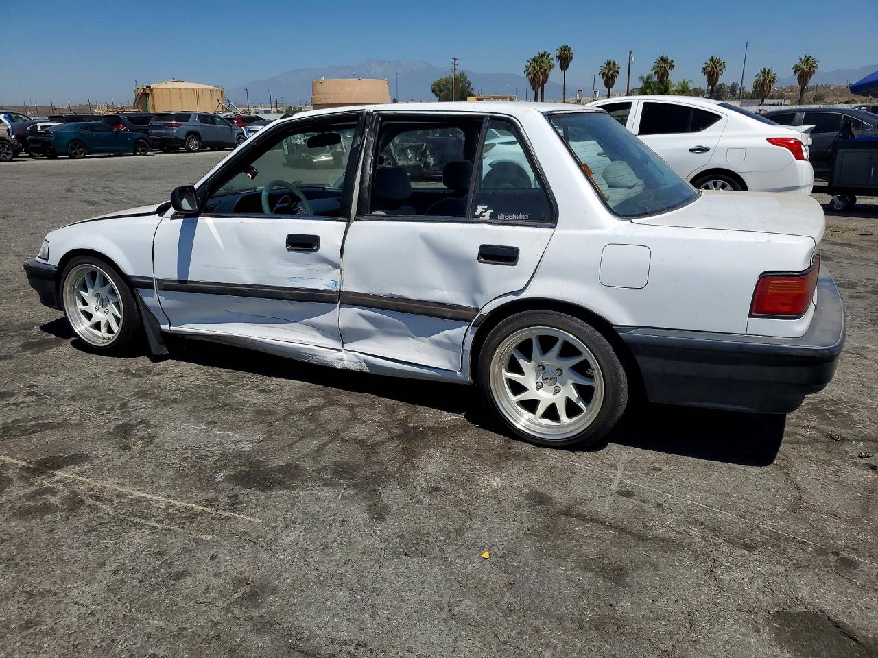 1991 Honda Civic Dx White vin: 1HGED3643ML048197