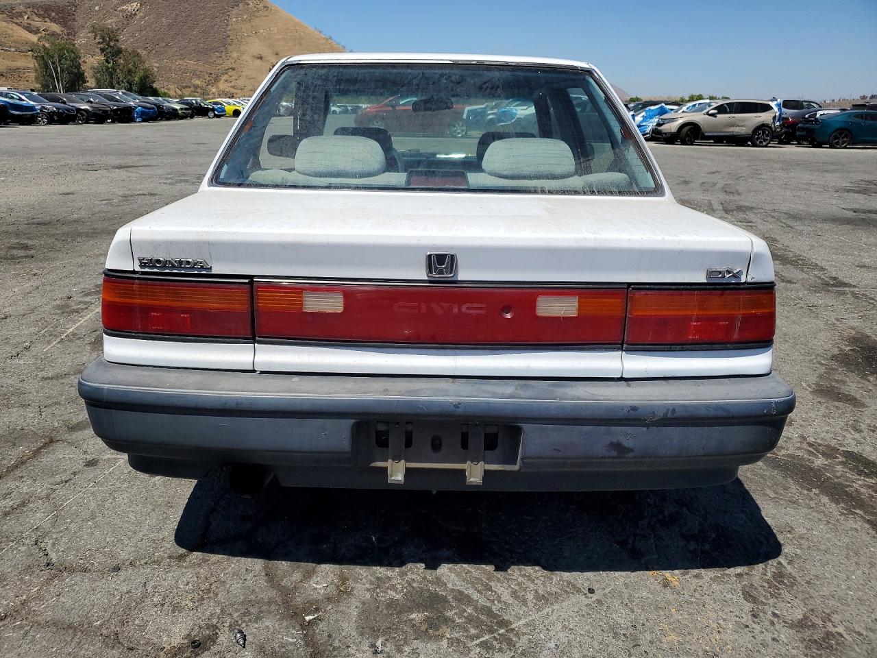 1991 Honda Civic Dx White vin: 1HGED3643ML048197