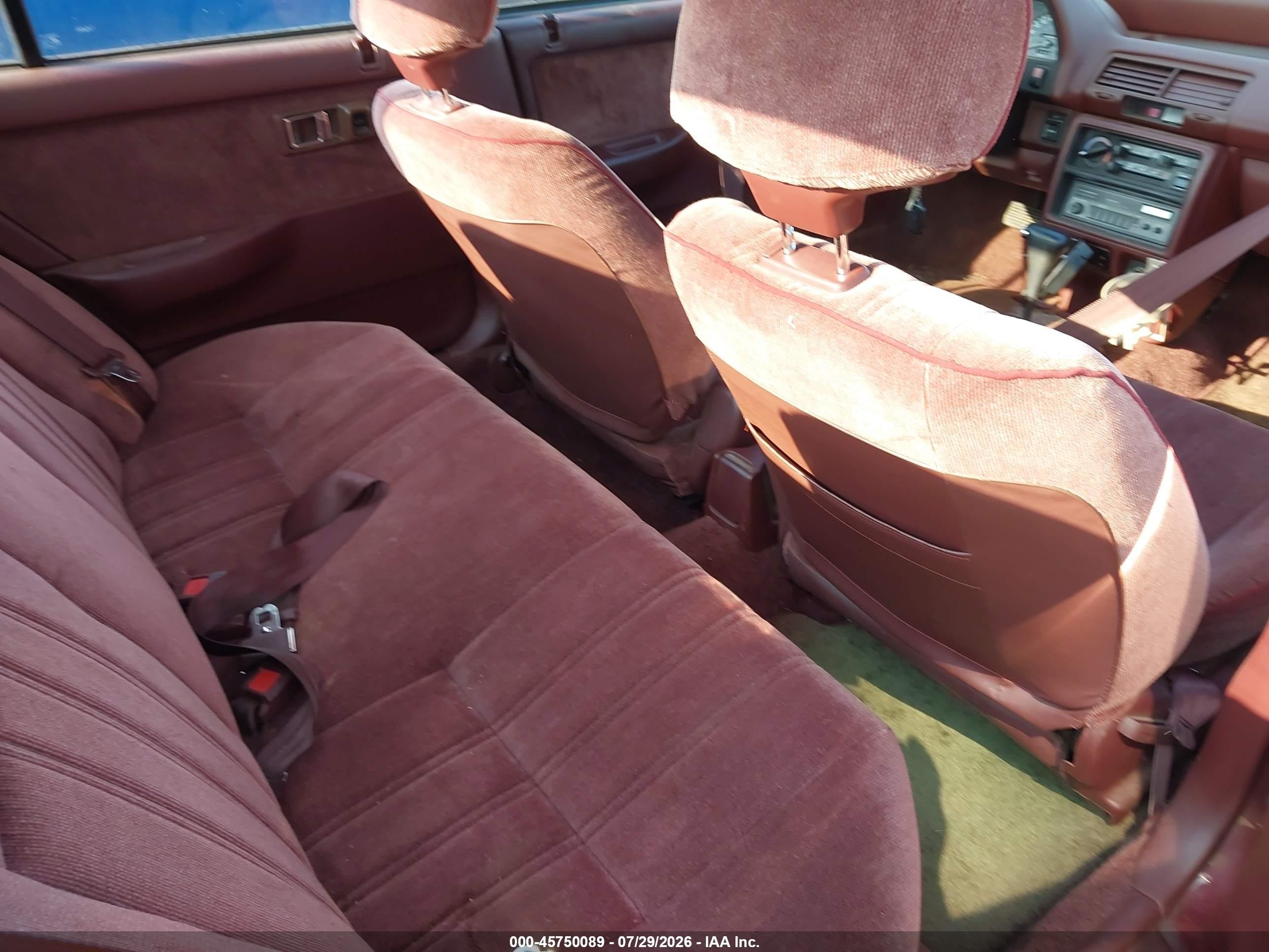 1990 Honda Civic Lx Темно-бордовый vin: 1HGED3650LA070161