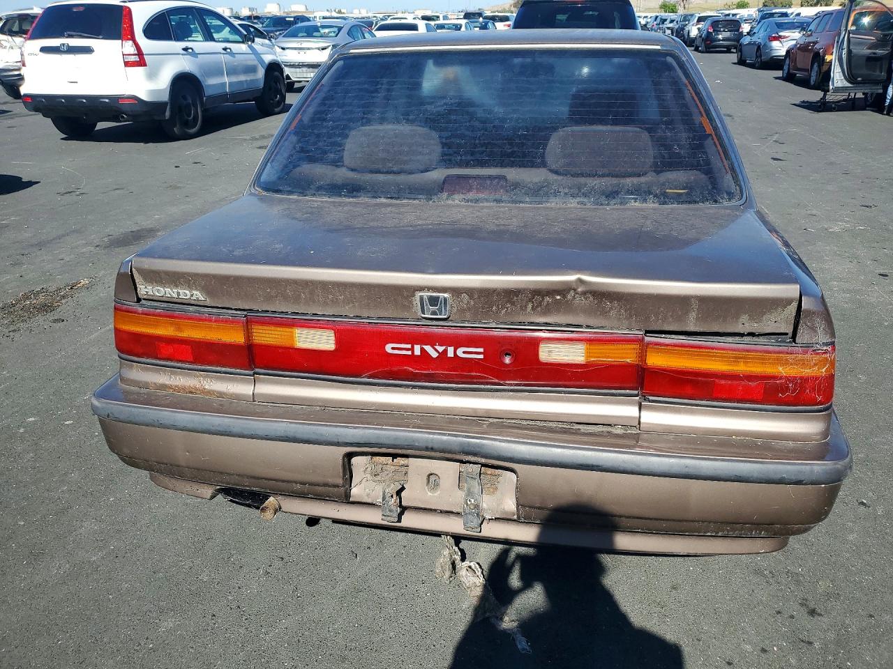 1990 Honda Civic Lx Коричневый vin: 1HGED3657LL026629