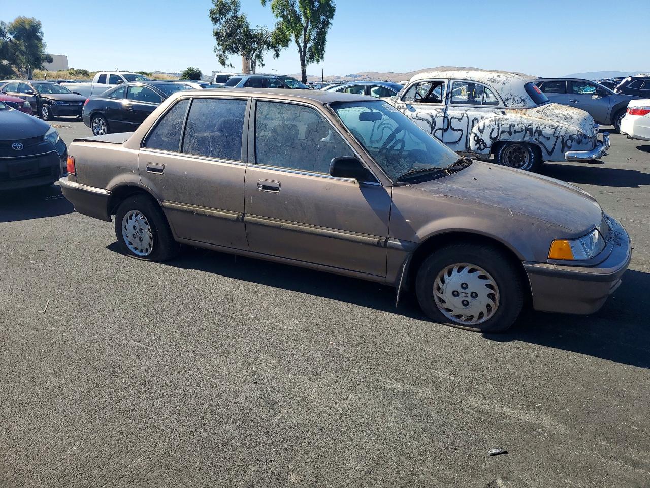 1990 Honda Civic Lx Коричневый vin: 1HGED3657LL026629