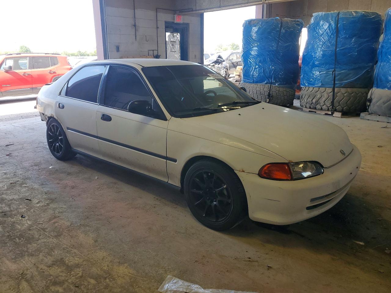 1994 Honda Civic Dx White vin: 1HGEG8544RL037173