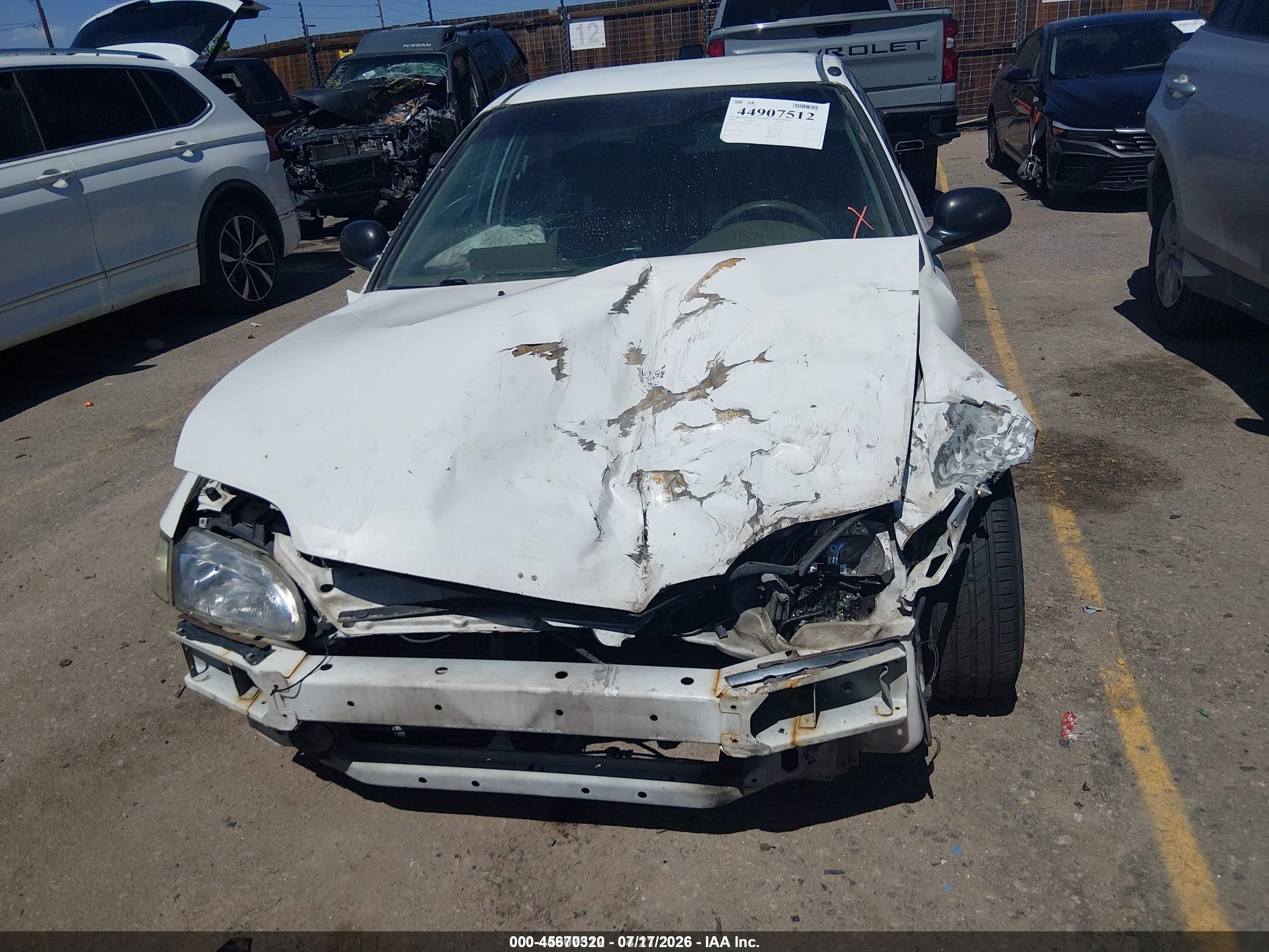 1995 Honda Civic Lx White vin: 1HGEG8555SL066499