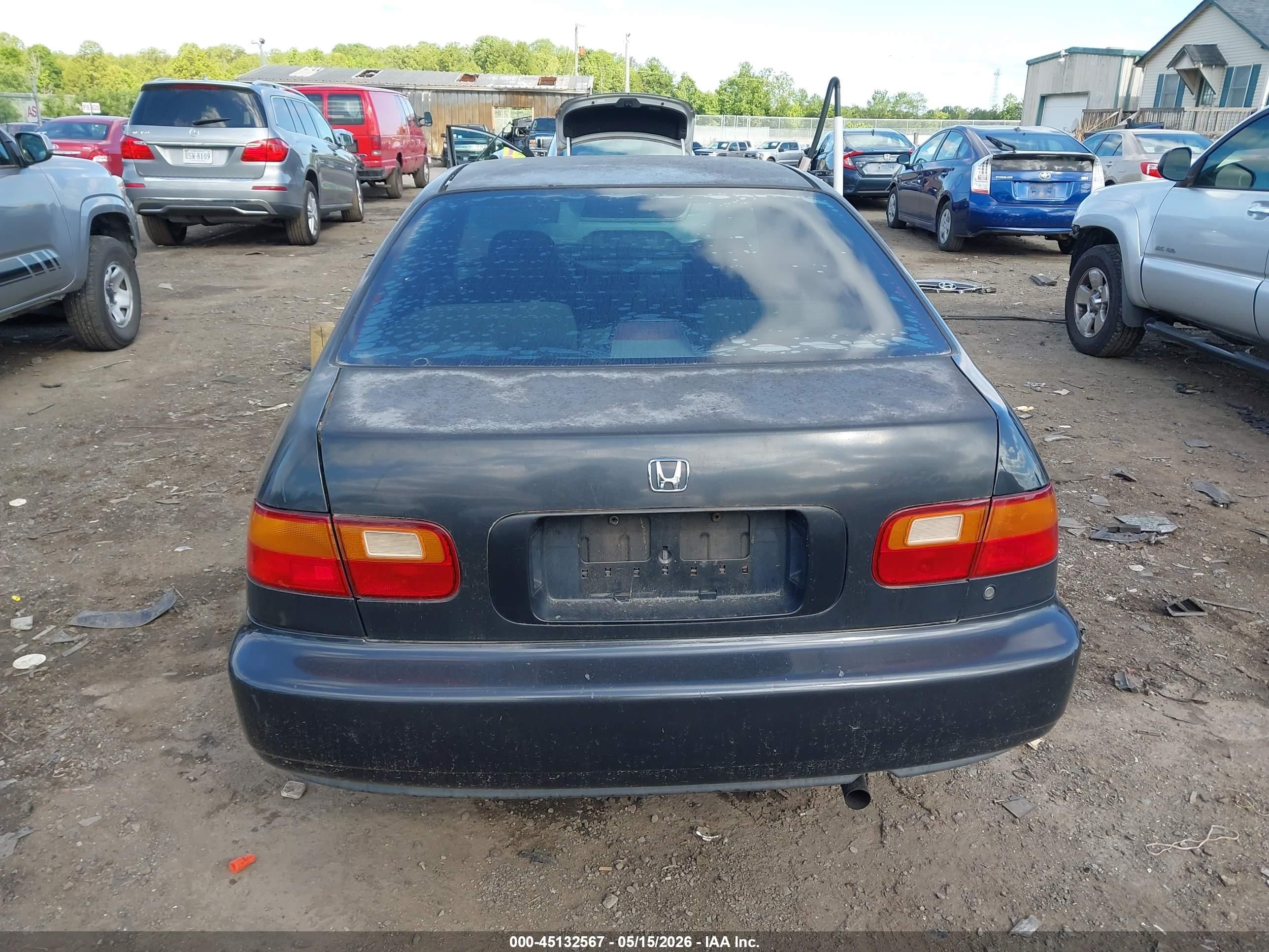 1993 Honda Civic Dx Black vin: 1HGEG8646PL028115