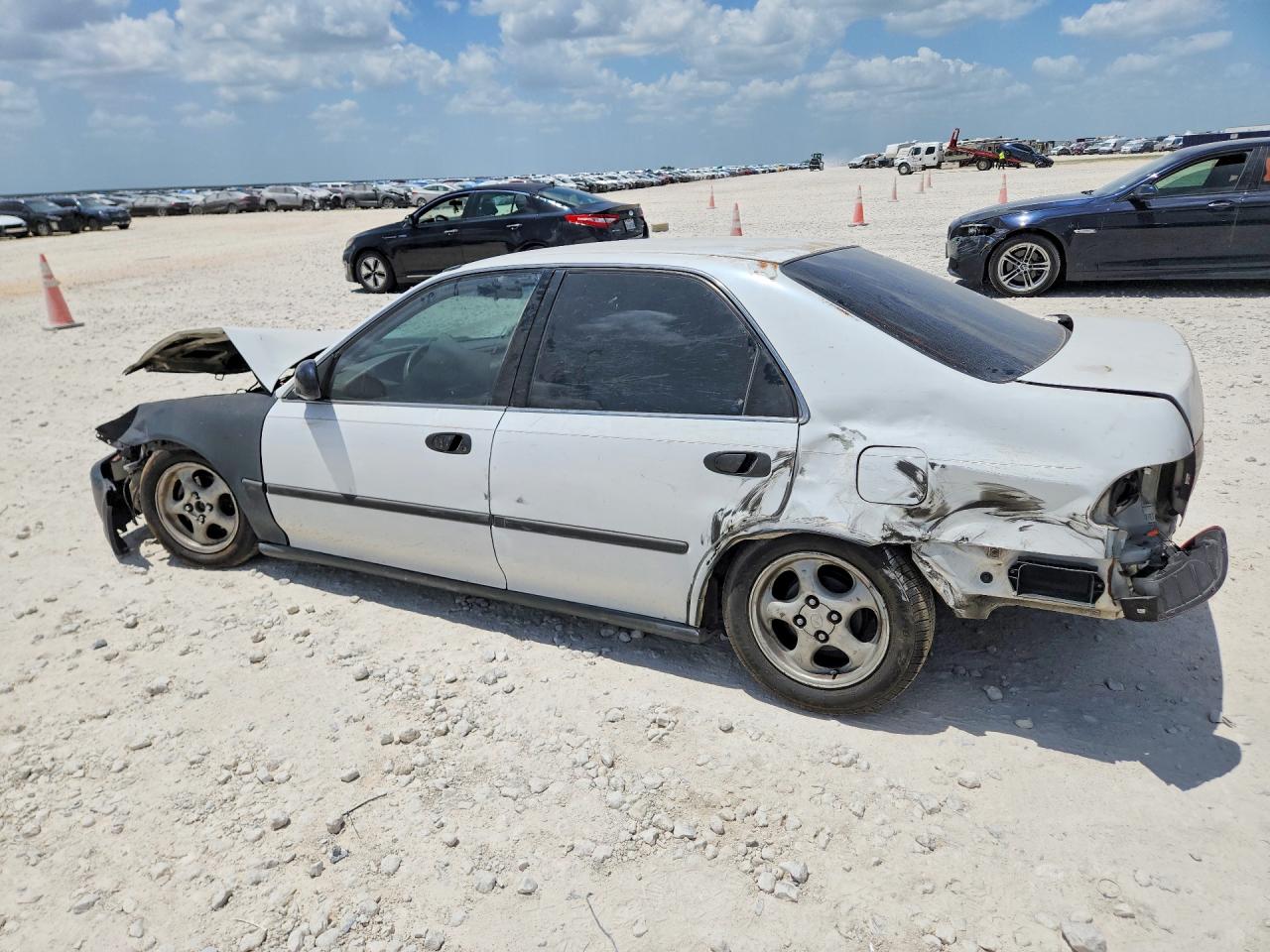 1995 Honda Civic Lx White vin: 1HGEG8657SL025452