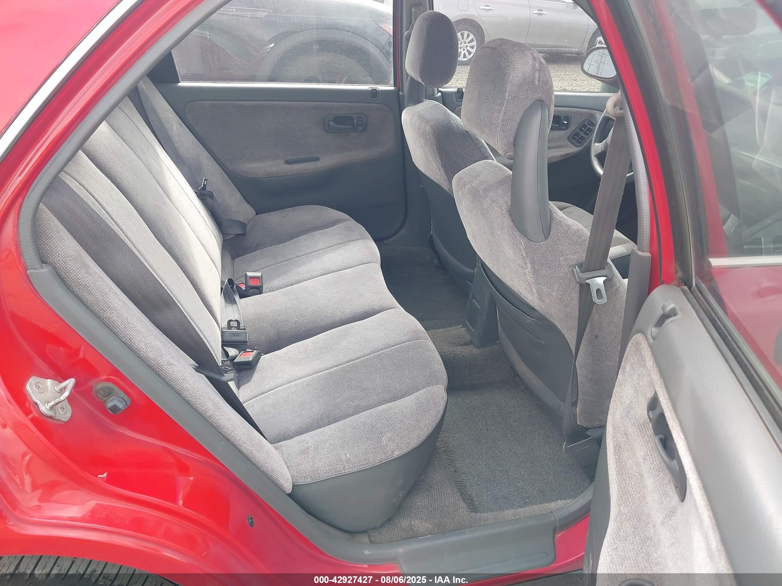 1993 Honda Civic Lx Red vin: 1HGEG8659PL010913