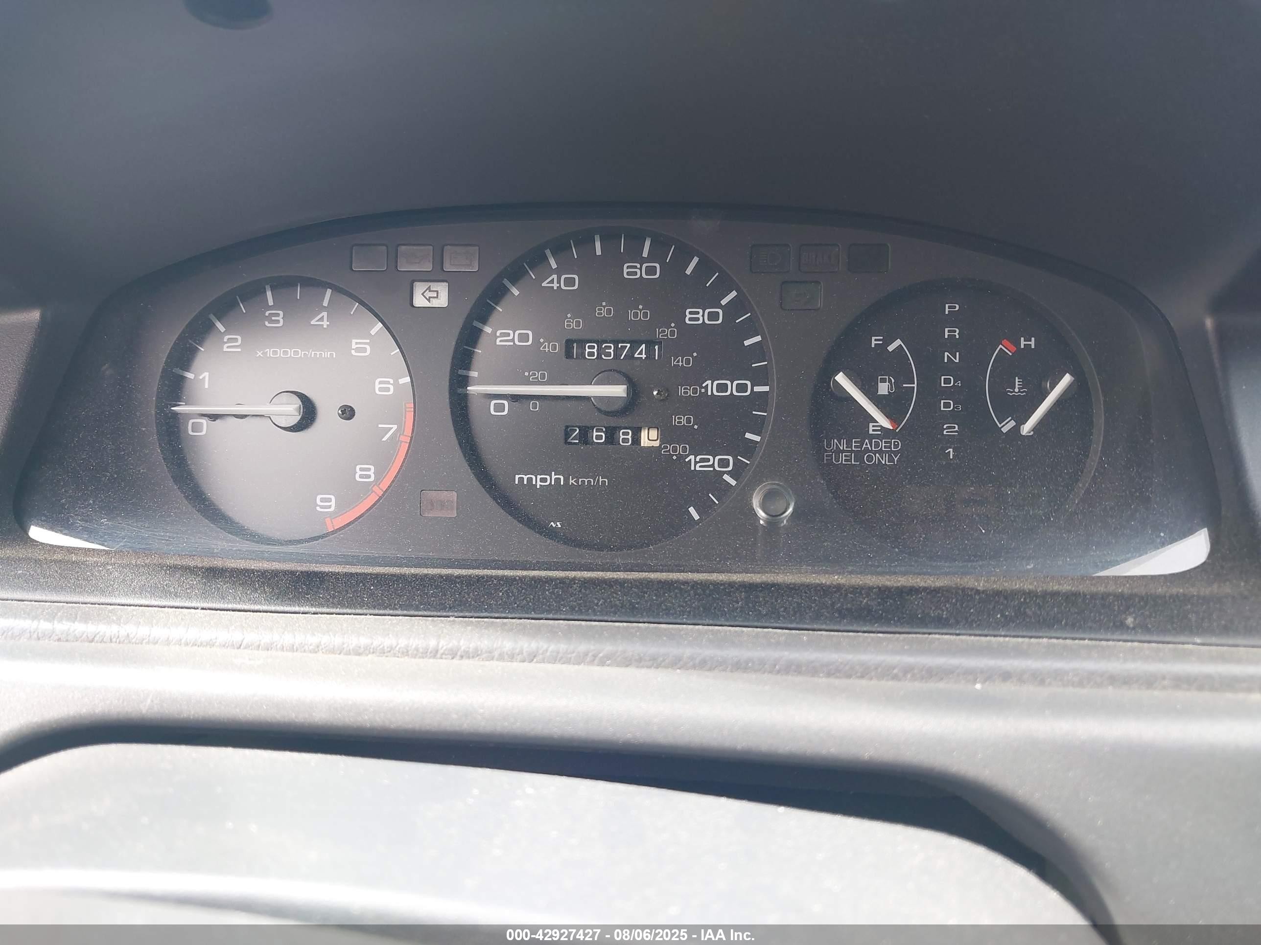 1993 Honda Civic Lx Red vin: 1HGEG8659PL010913