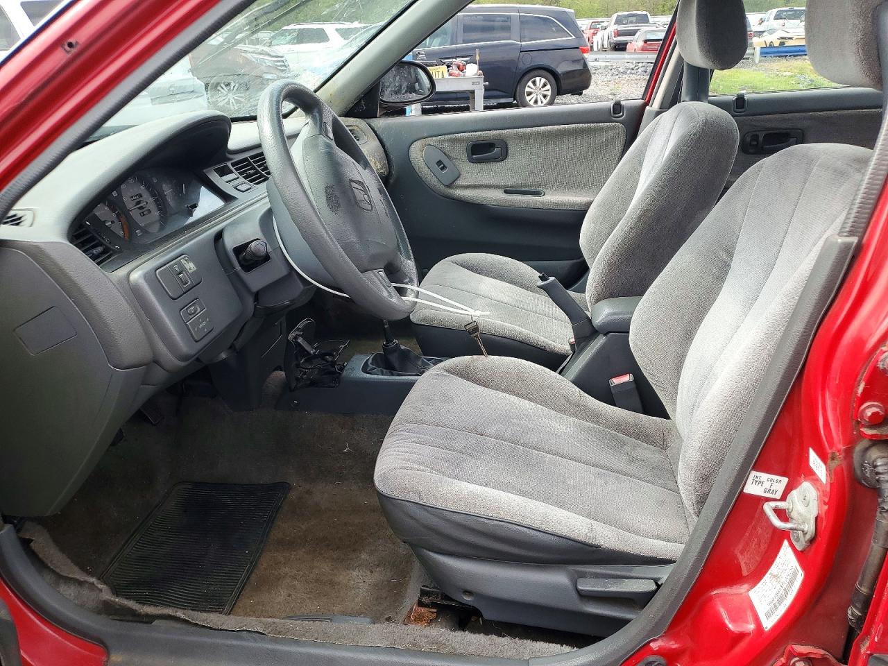 1993 Honda Civic Lx Red vin: 1HGEG865XPL006255