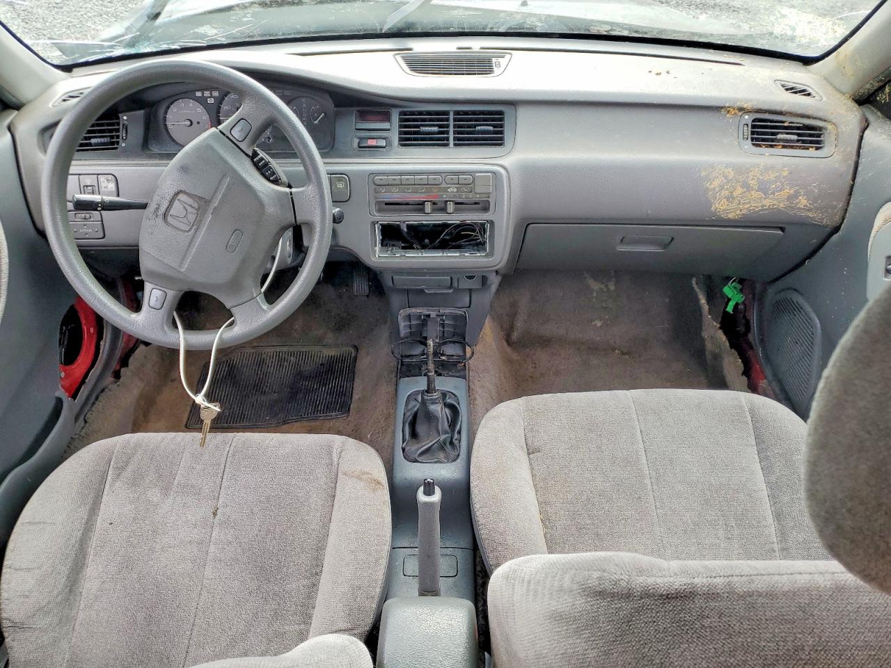 1993 Honda Civic Lx Red vin: 1HGEG865XPL006255