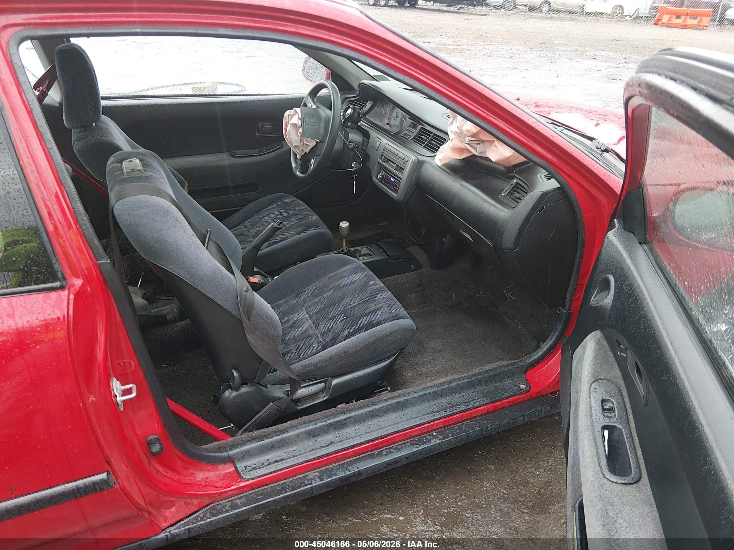 1993 Honda Civic Ex Красный vin: 1HGEJ1167PL004231
