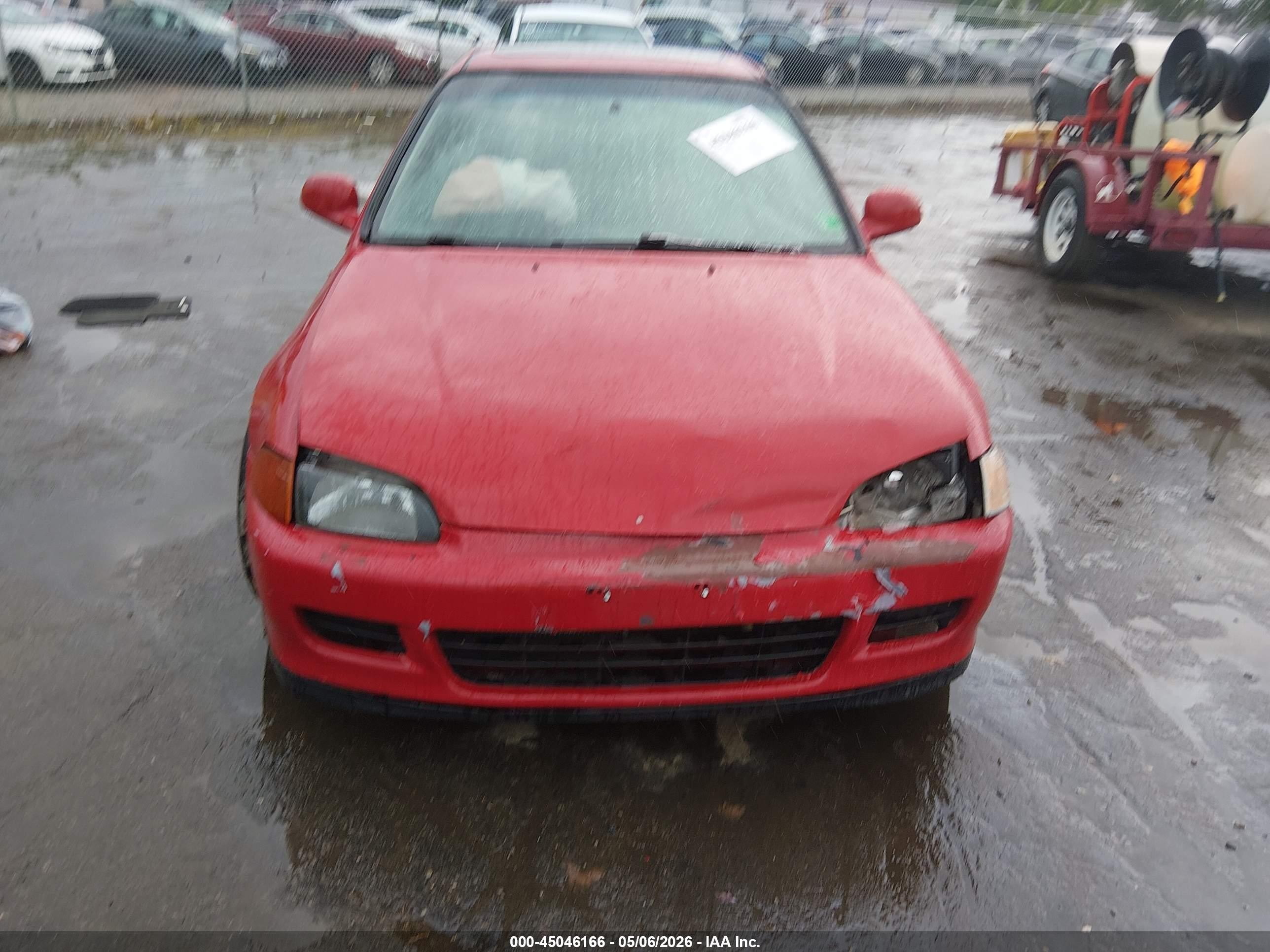 1993 Honda Civic Ex Красный vin: 1HGEJ1167PL004231