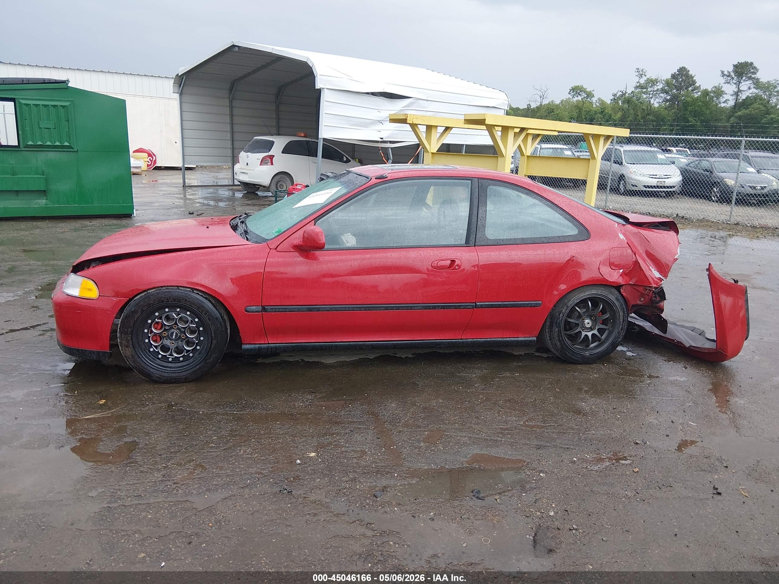 1993 Honda Civic Ex Красный vin: 1HGEJ1167PL004231