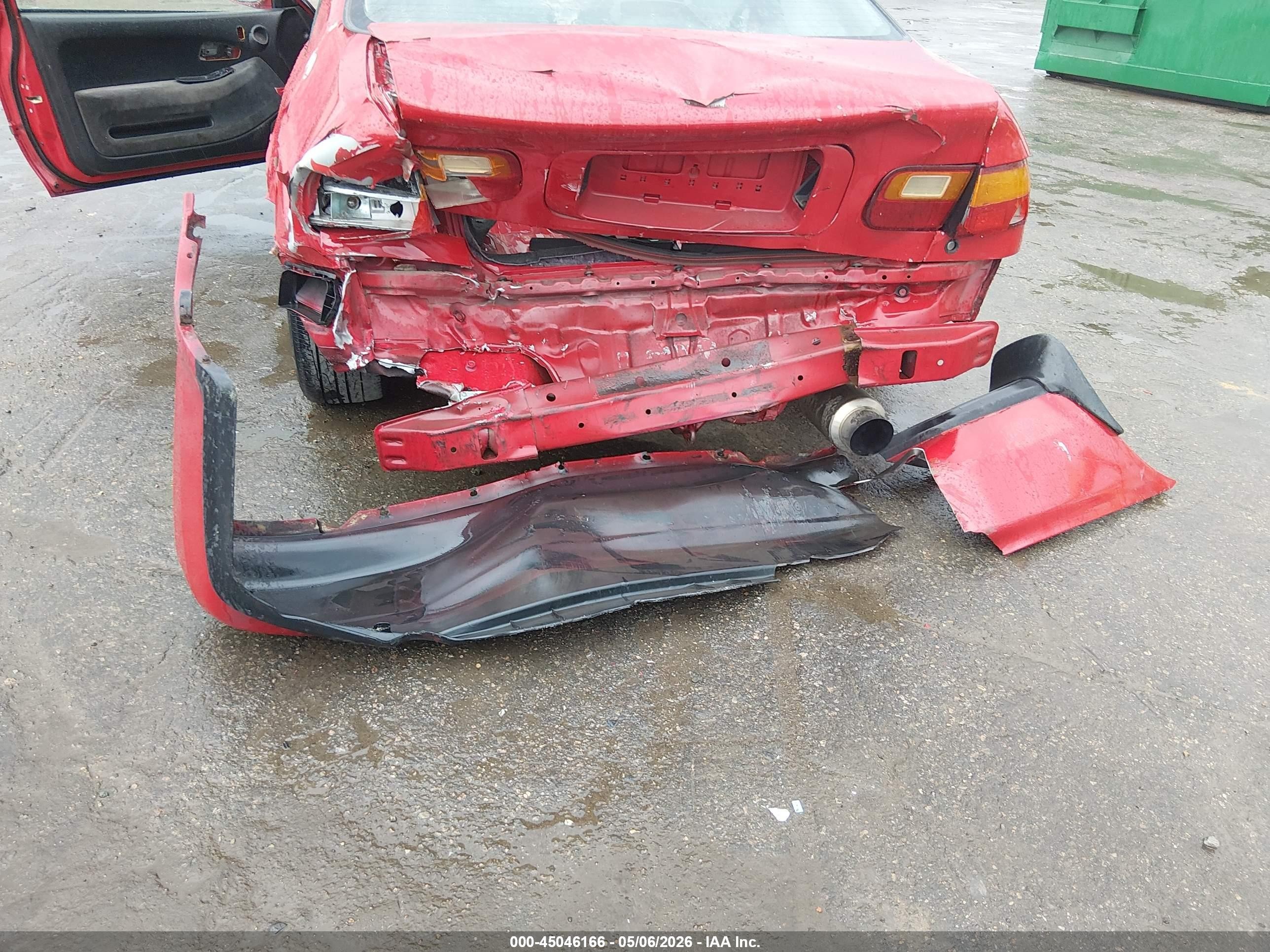 1993 Honda Civic Ex Красный vin: 1HGEJ1167PL004231